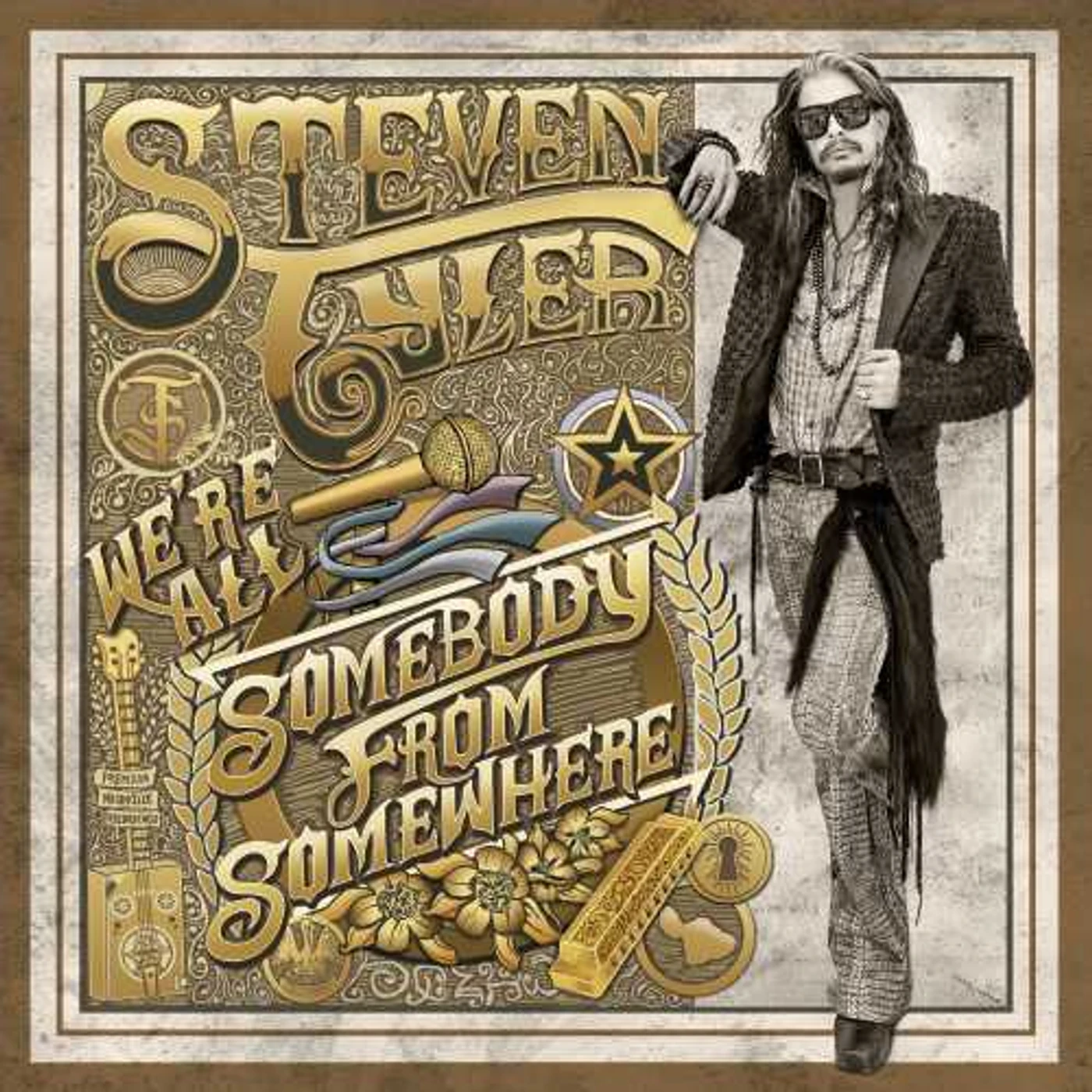 Steven Tyler We're All Somebody From Somewhere Vinyl Record