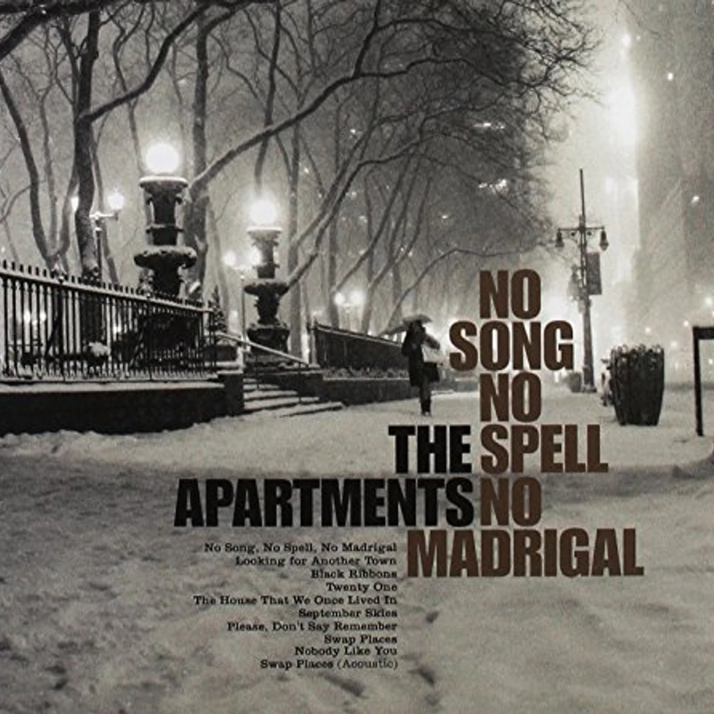 The Apartments NO SONG NO SPELL NO MADRIGAL CD