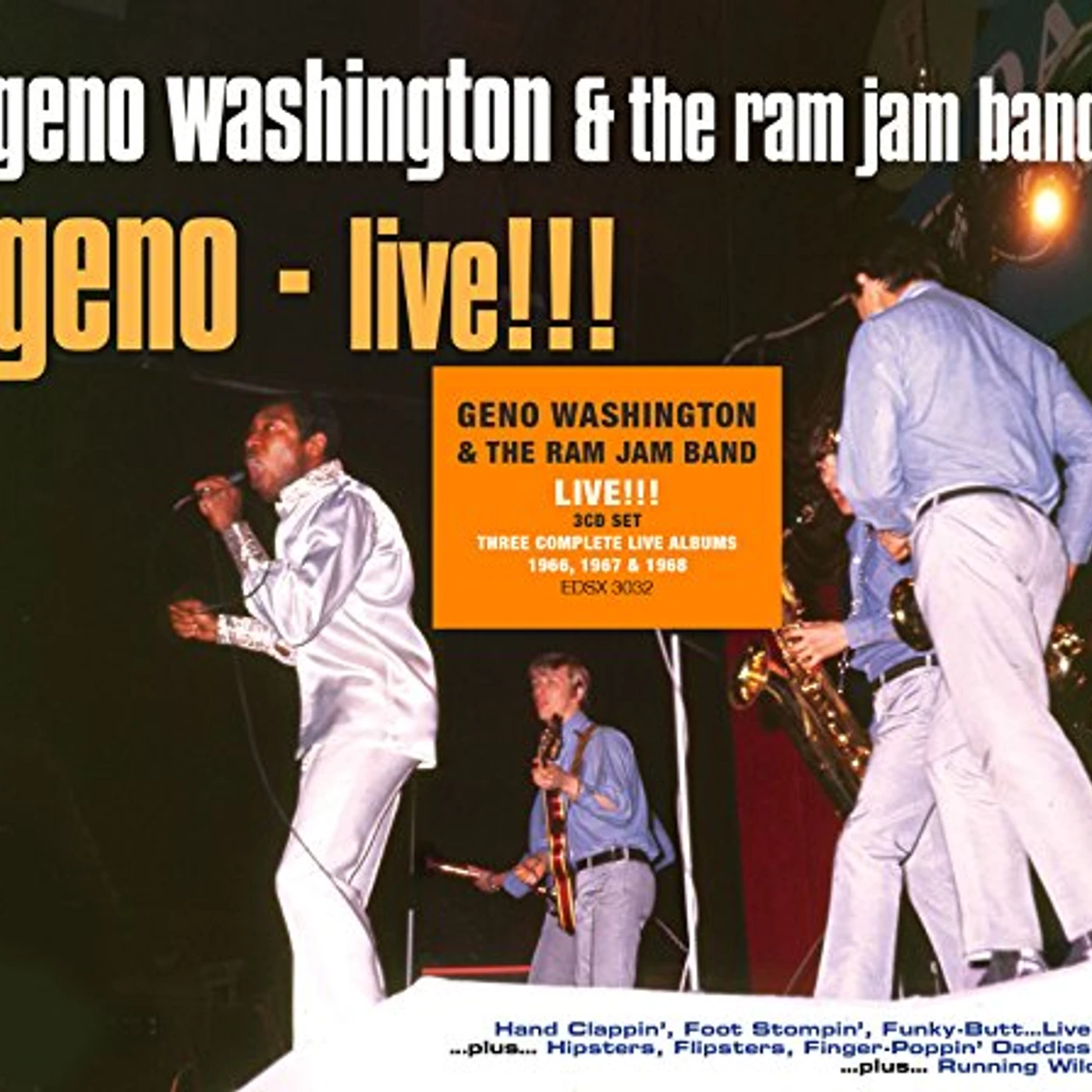 Geno Washington LIVE! THE HIT ALBUMS CD
