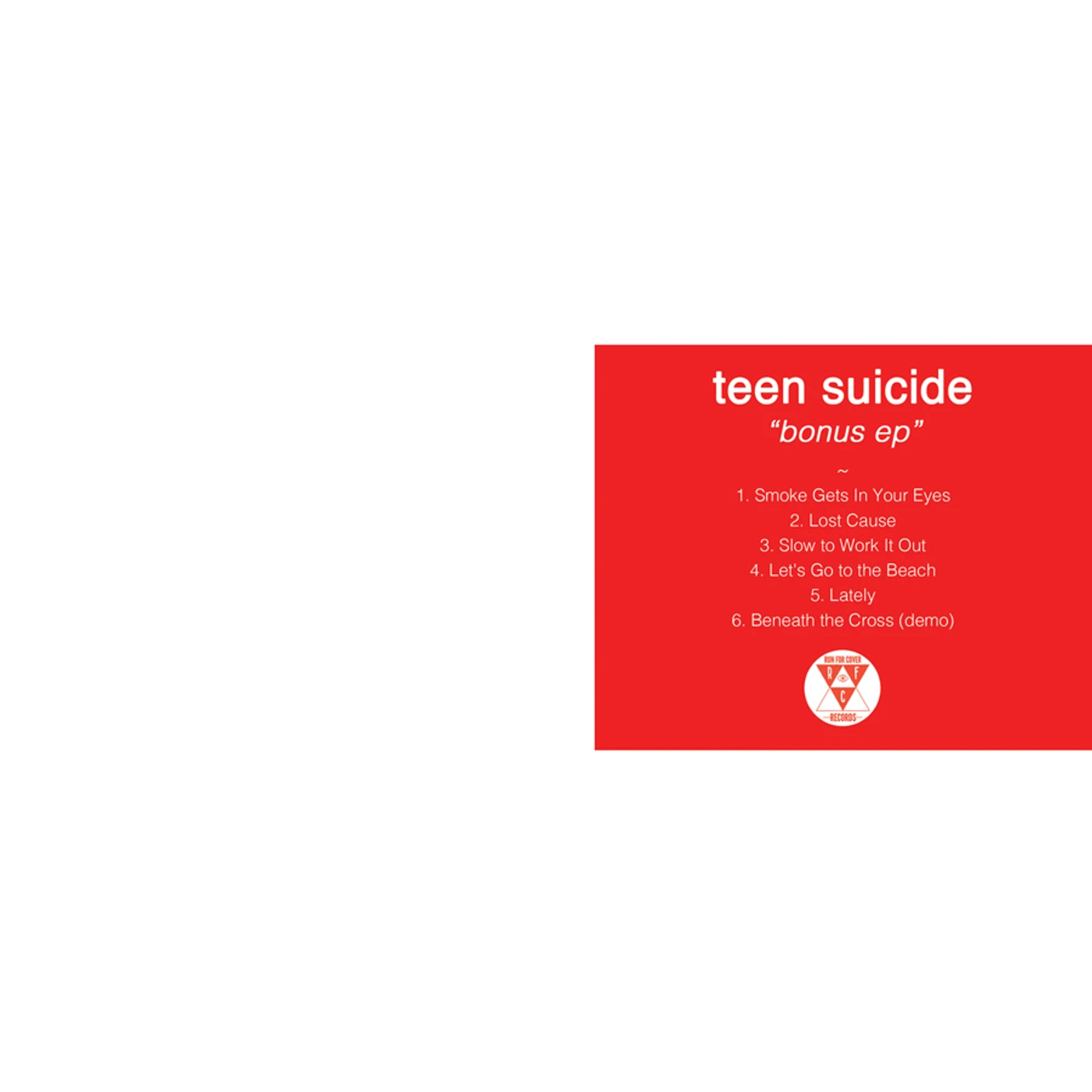 Teen Suicide Bonus Ep Vinyl Record