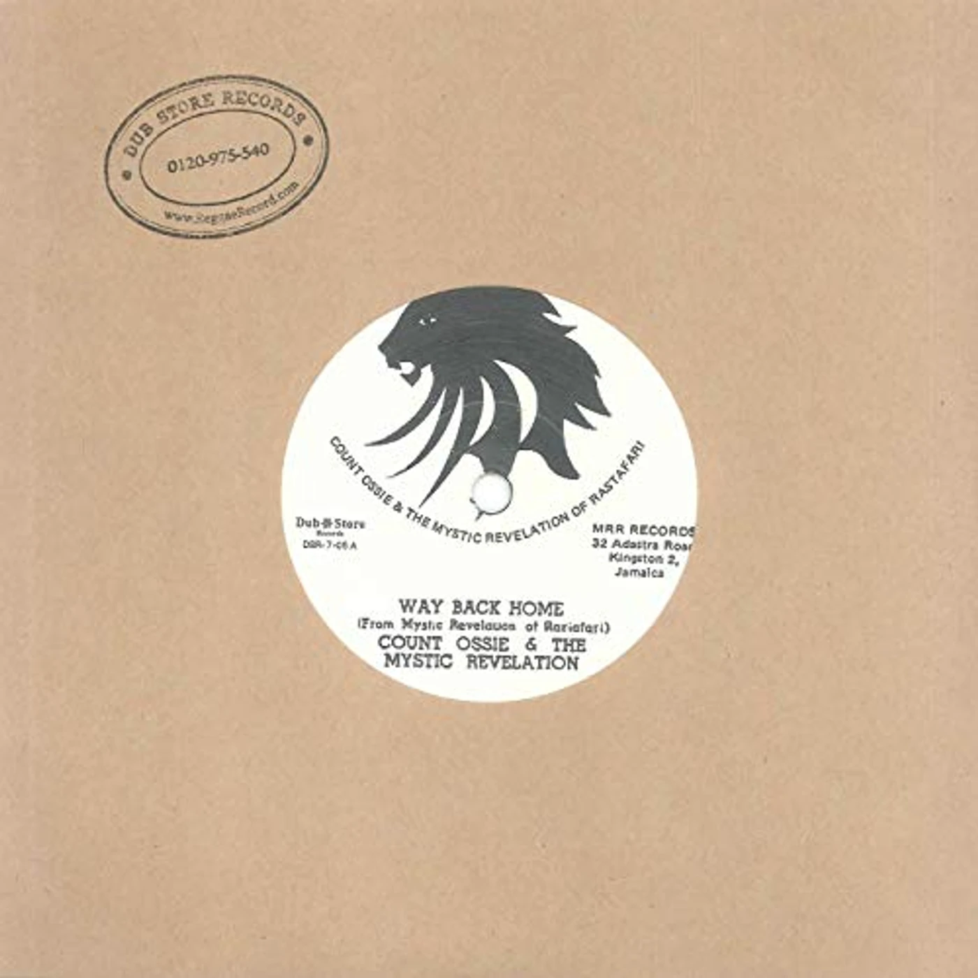 Count Ossie & The Mystic Revelation Of Rastafari WAY BACK HOME Vinyl Record