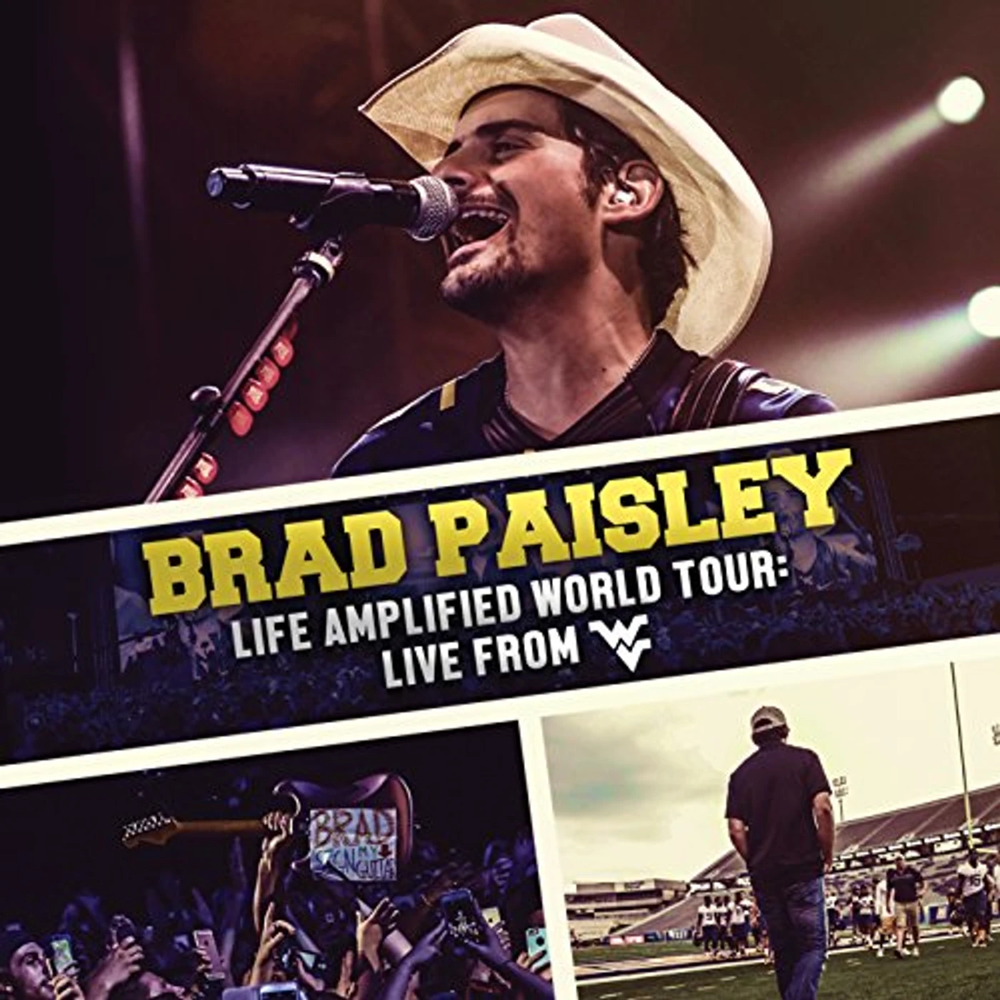 Brad Paisley LIFE AMPLIFIED WORLD TOUR: LIVE FROM WVU (CD/DVD) CD