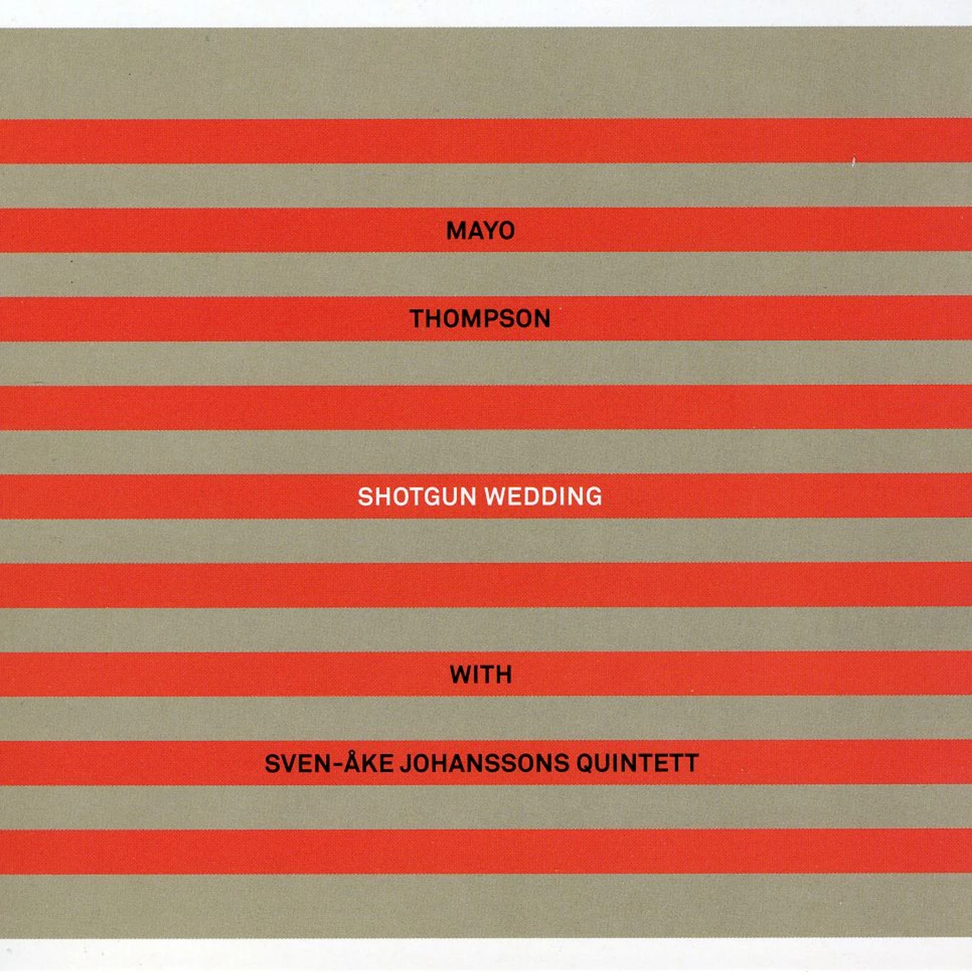 Mayo Thompson SHOTGUN WEDDING CD