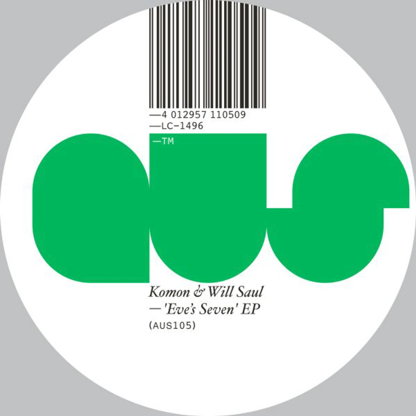Komon & Will Saul EVE'S SEVEN Vinyl Record