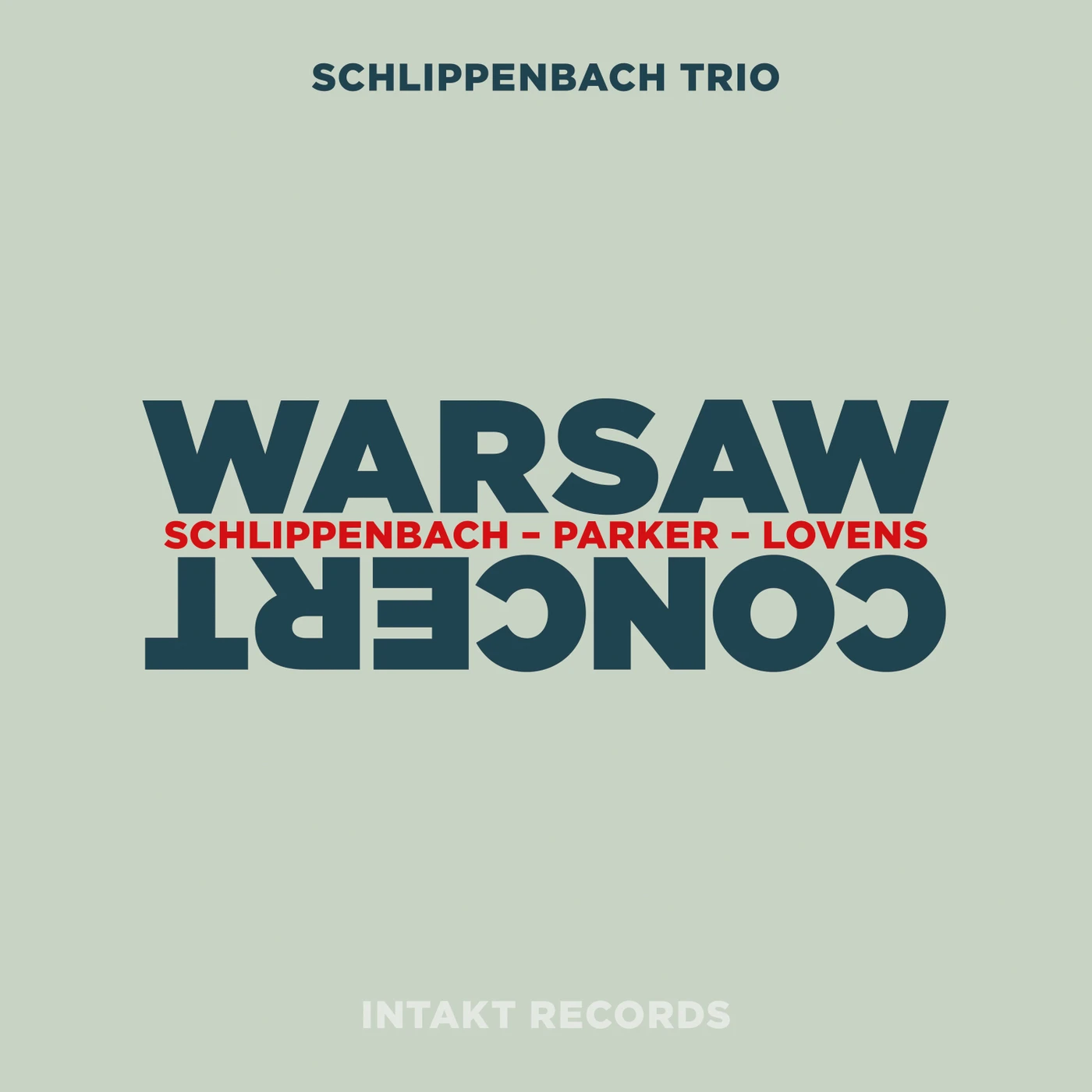 Schlippenbach Trio WARSAW CONCERT CD