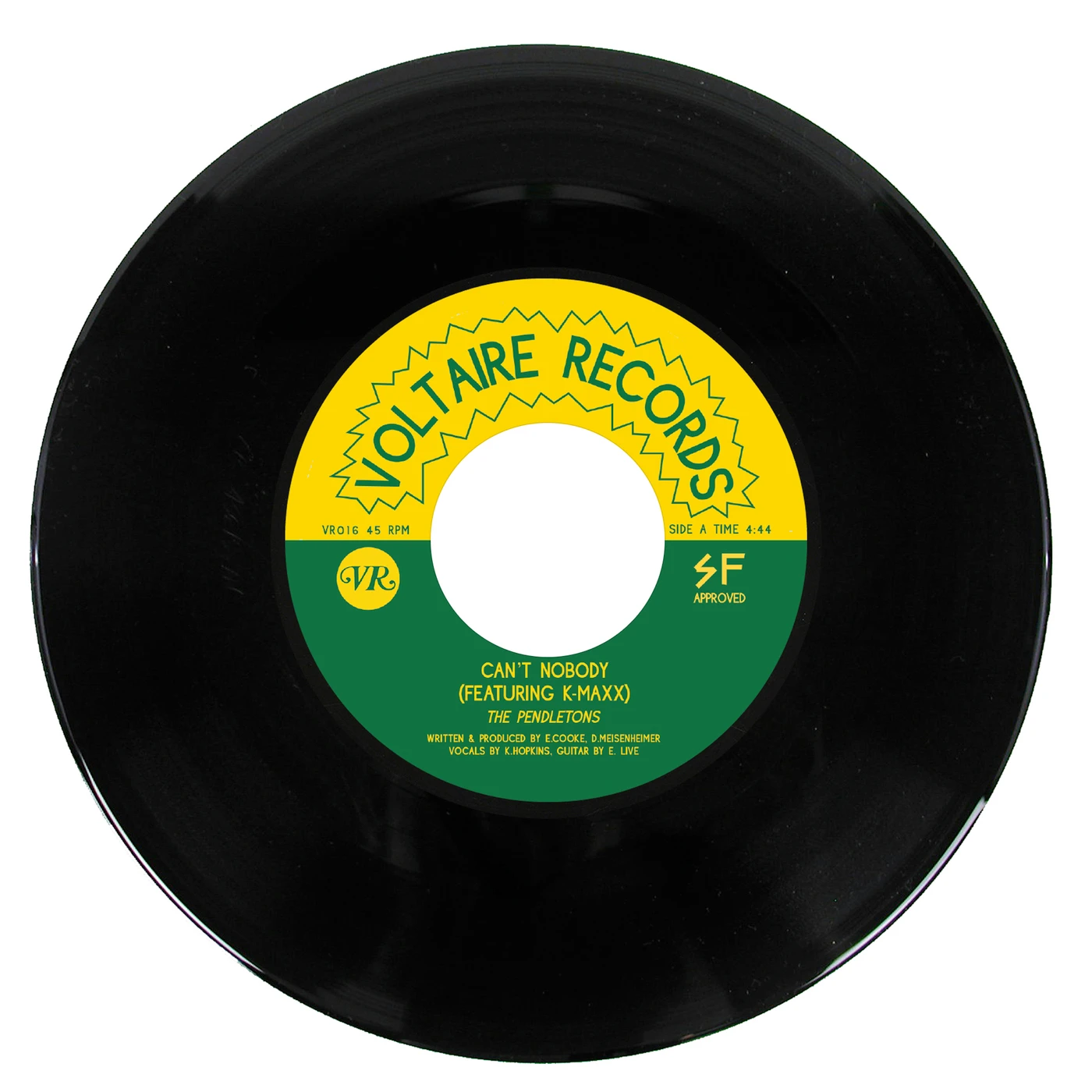 The Pendletons CAN'T NOBODY / GOTTA GET OUT REMIX Vinyl Record