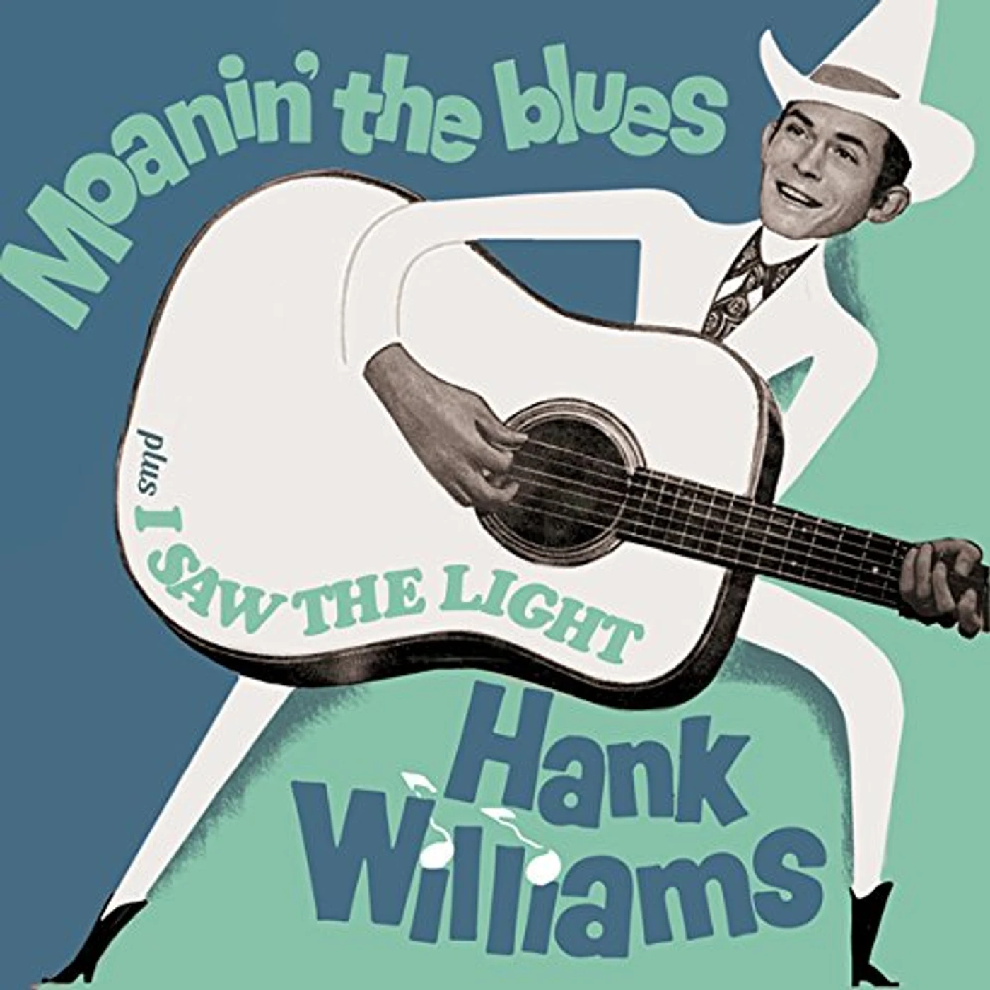 Hank Williams MOANIN THE BLUES / I SAW THE LIGHT (6 BONUS TRACKS) (24BIT REMASTER) CD
