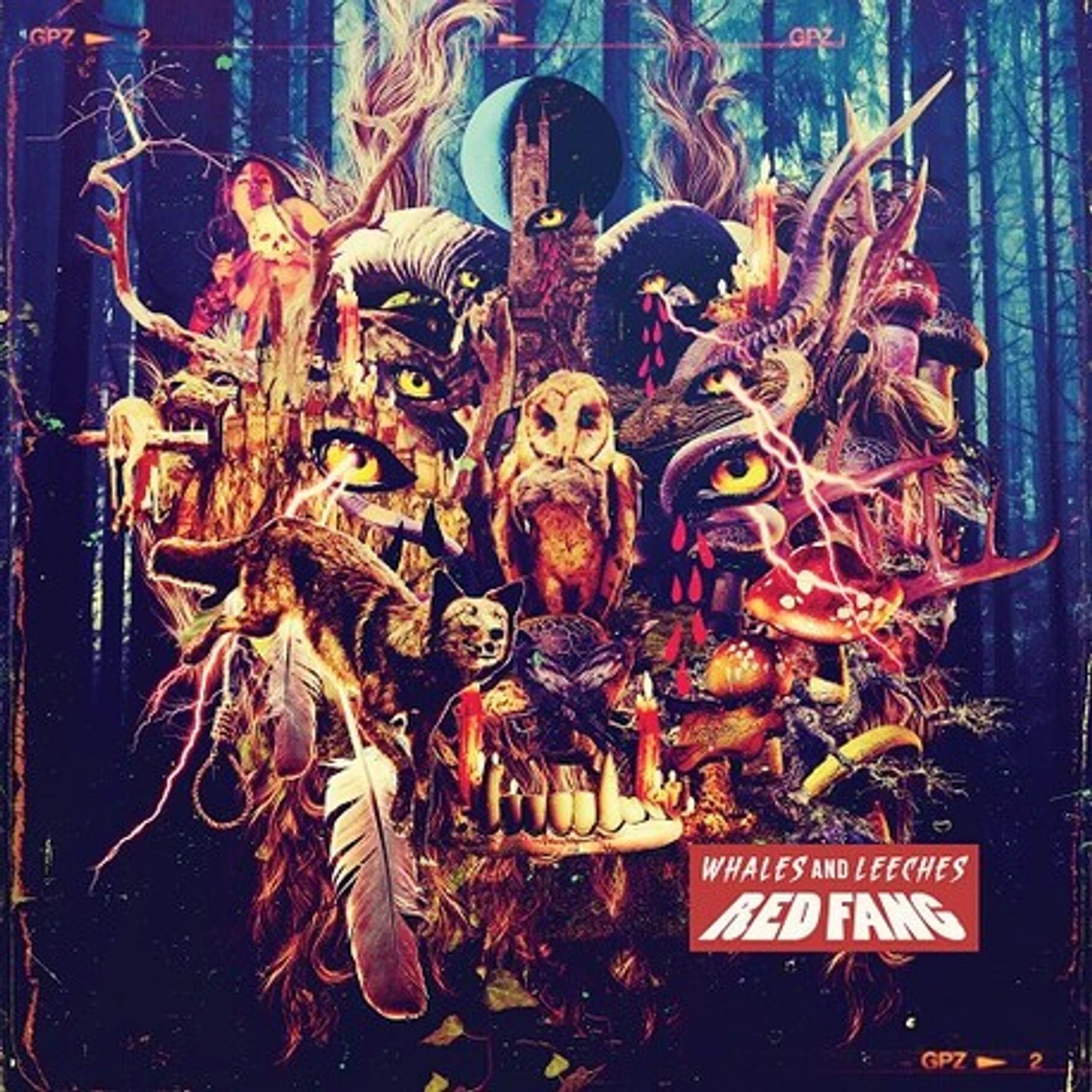 Red Fang WHALES & LEECHES (METALLIC GOLD VINYL) Vinyl Record - Colored Vinyl