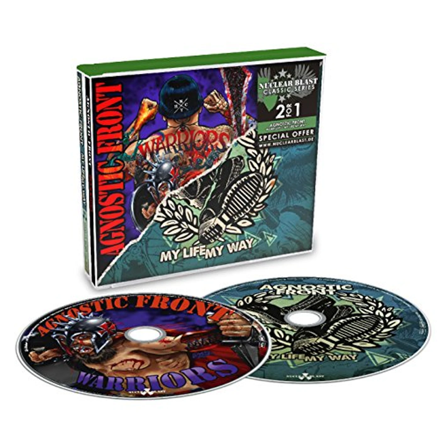 Agnostic Front WARRIORS / MY LIFE / MY WAY CD