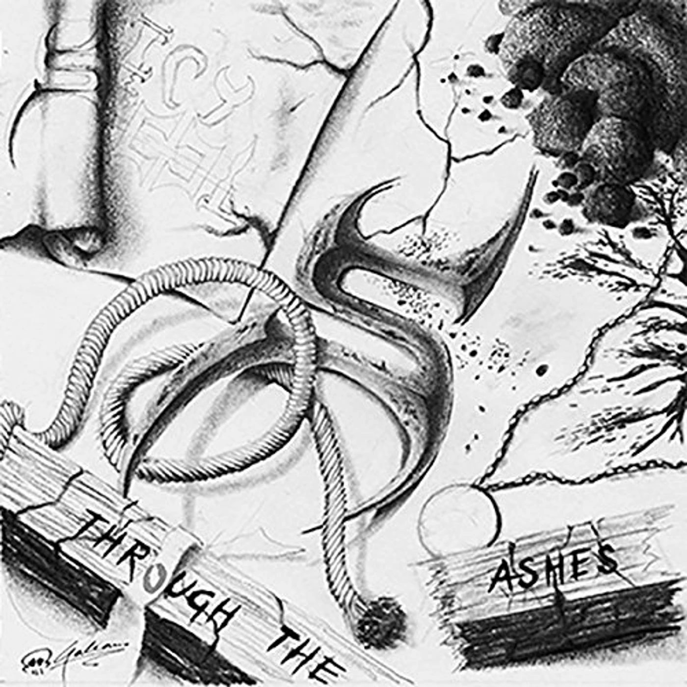 Icy Steel THROUGH THE ASHES CD