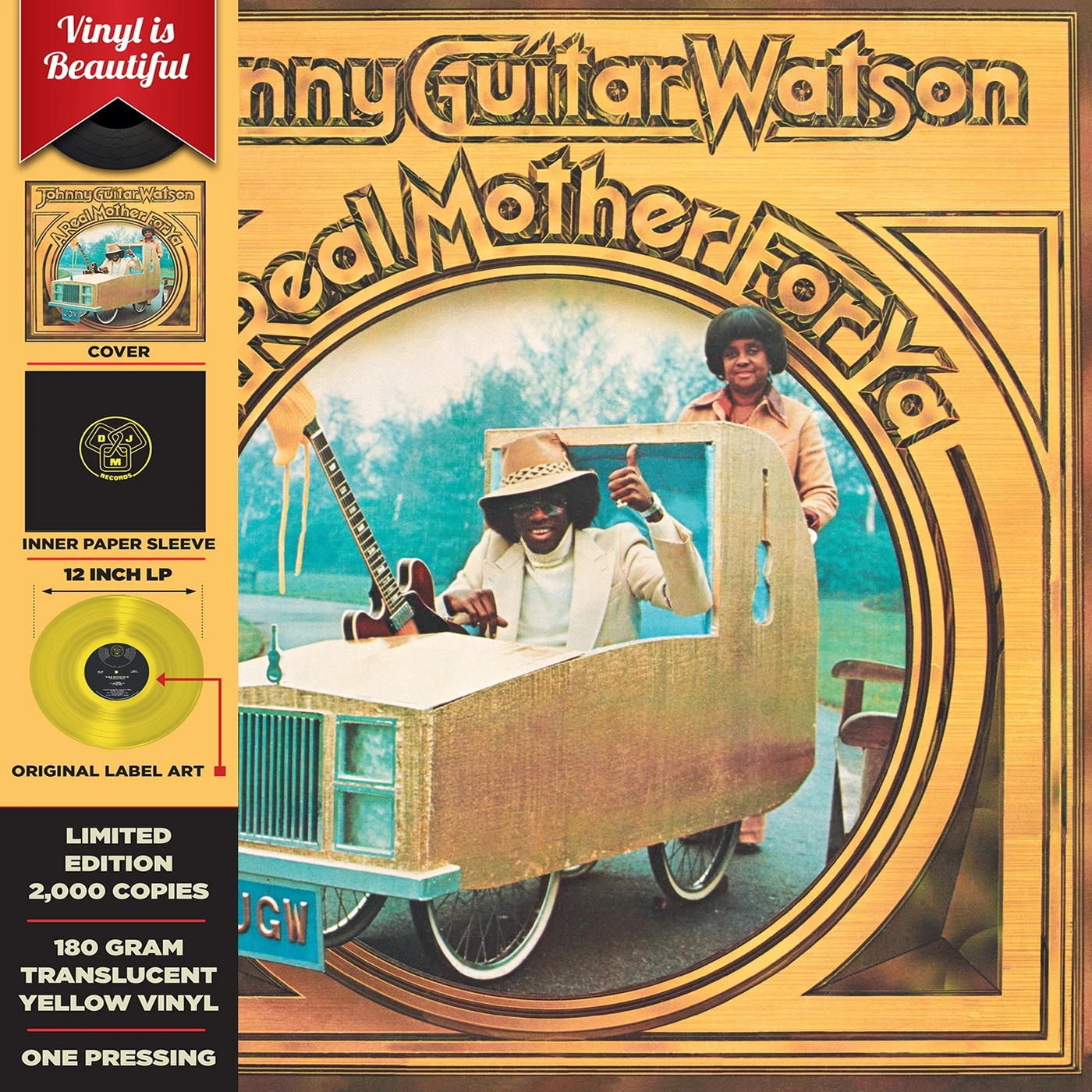 Johnny "Guitar" Watson REAL MOTHER FOR YA Vinyl Record