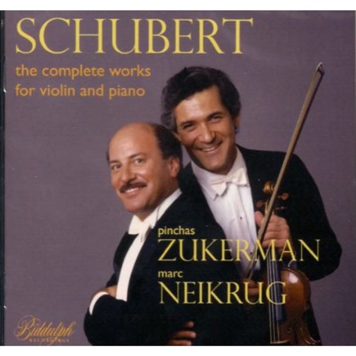 Schubert COMPLETE WORKS FOR VIOLIN / PIANO CD