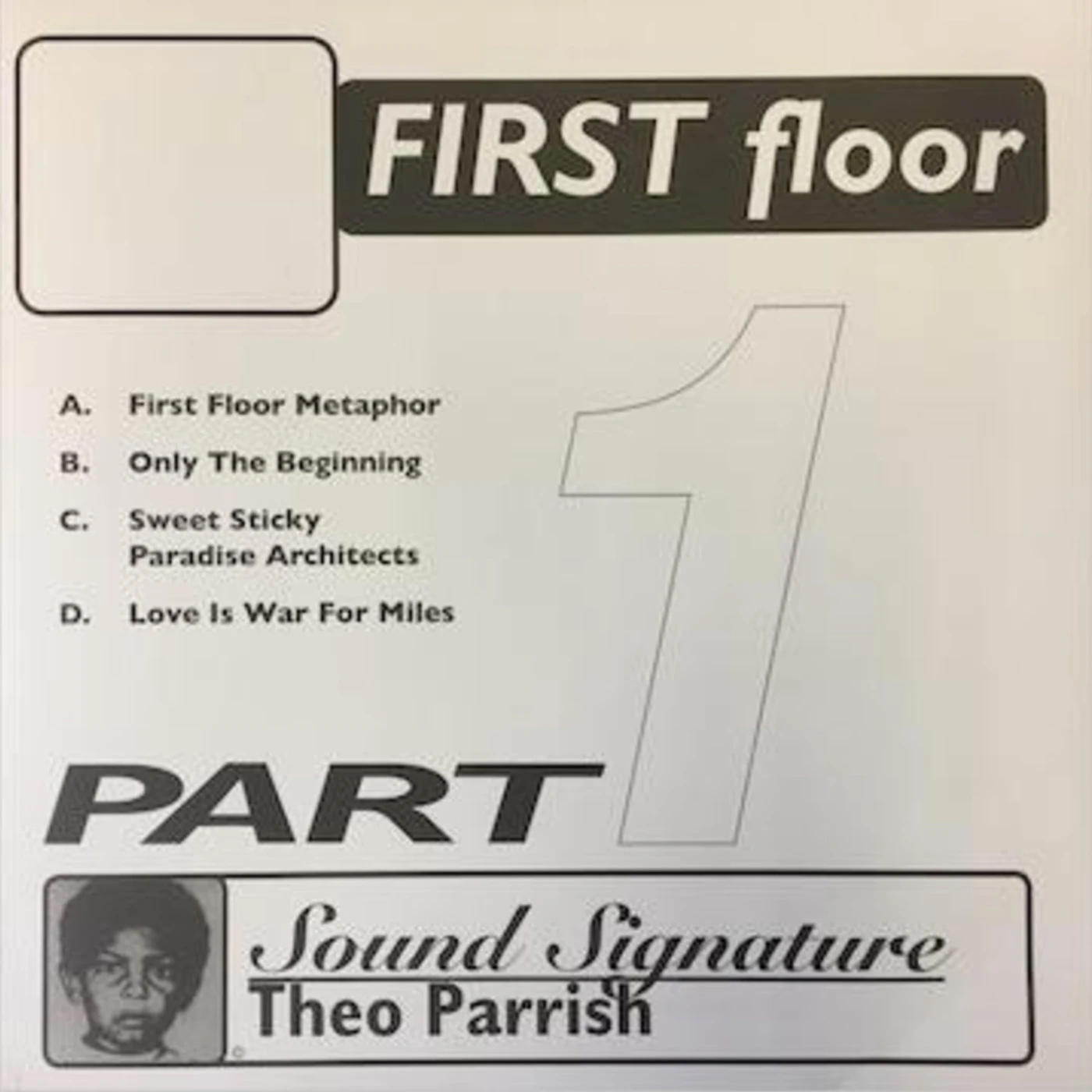 Theo Parrish FIRST FLOOR PT 1 Vinyl Record
