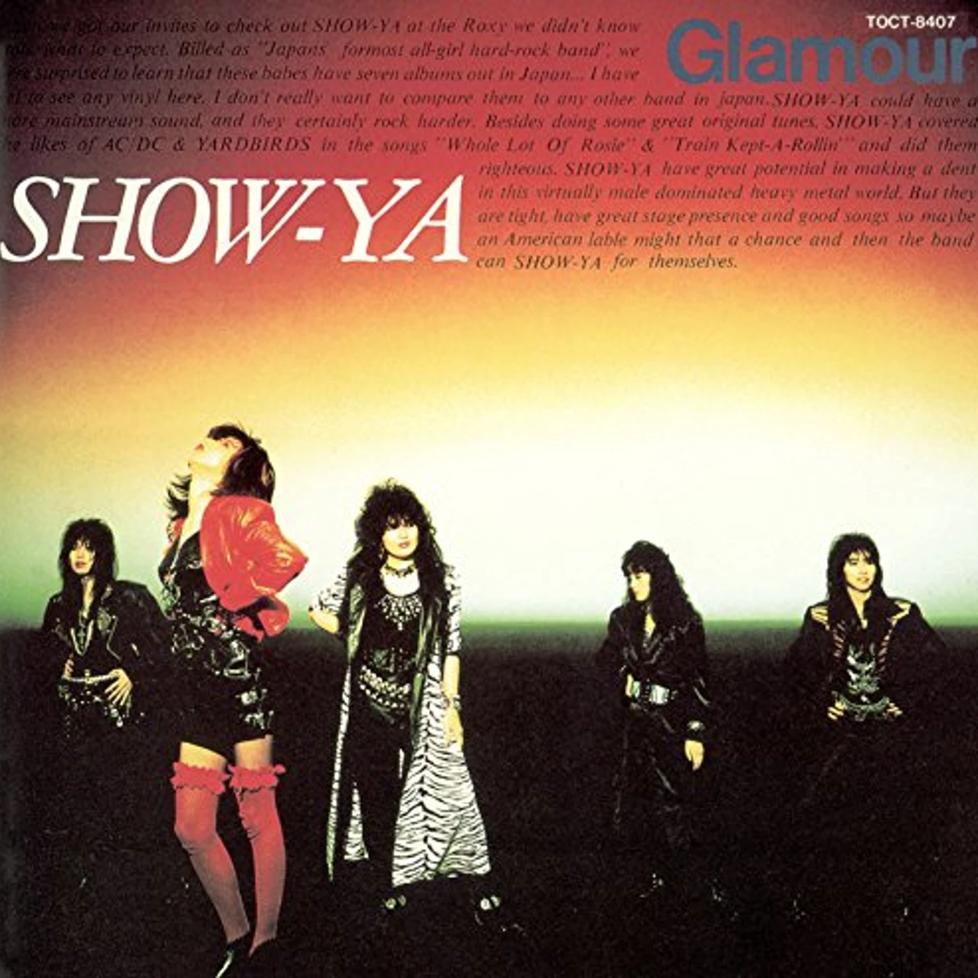 SHOW-YA GLAMOUR + 2 CD