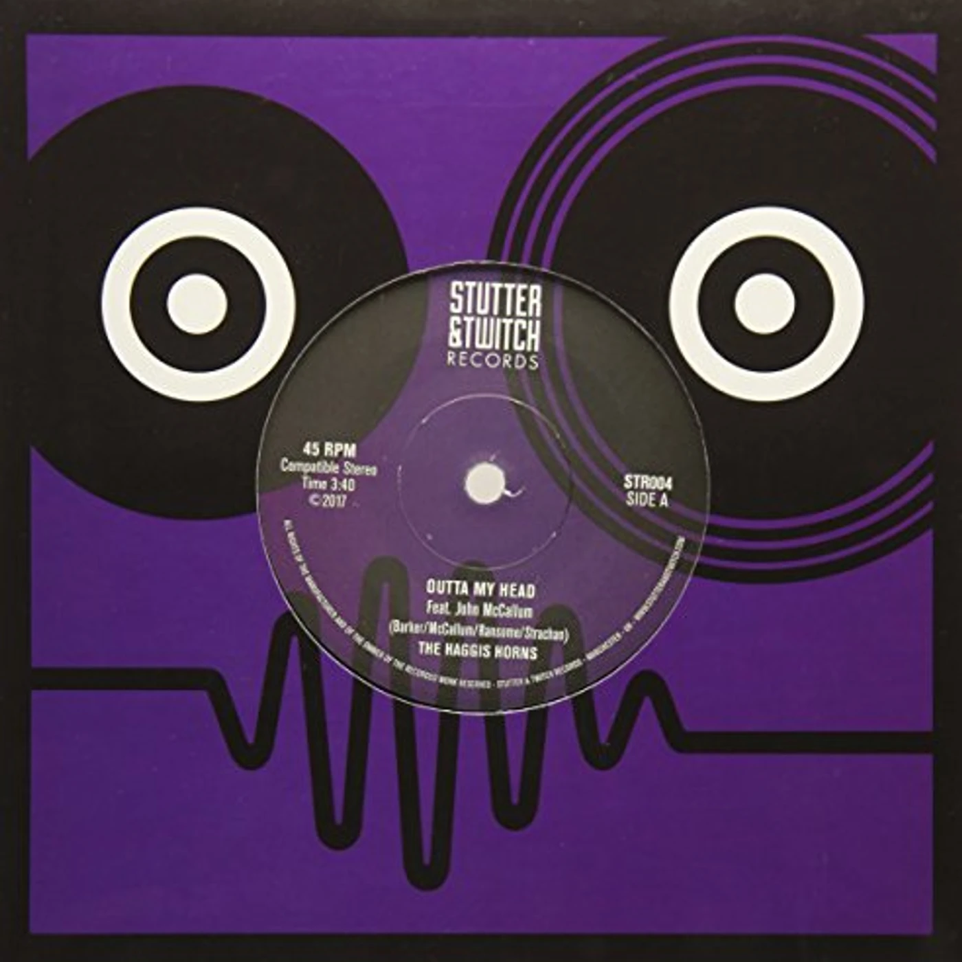 The Haggis Horns STUTTER & TWITCH Vinyl Record