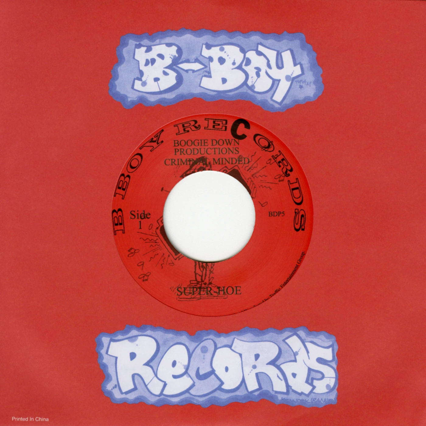 Boogie Down Productions Super Hoe / Criminal Minded Vinyl Record