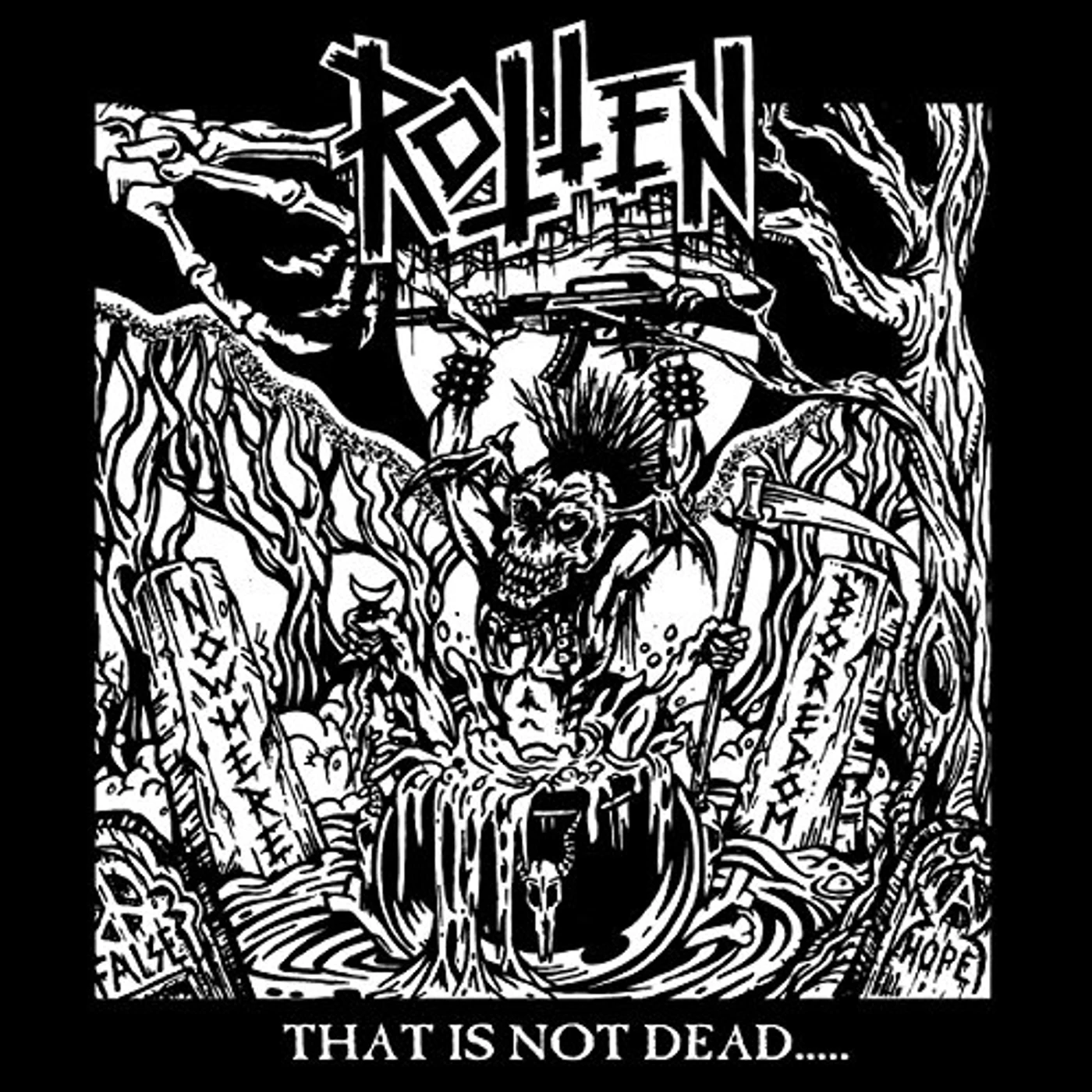 Rotten UK That Is Not Dead Which Can Eternal Lie Vinyl Record