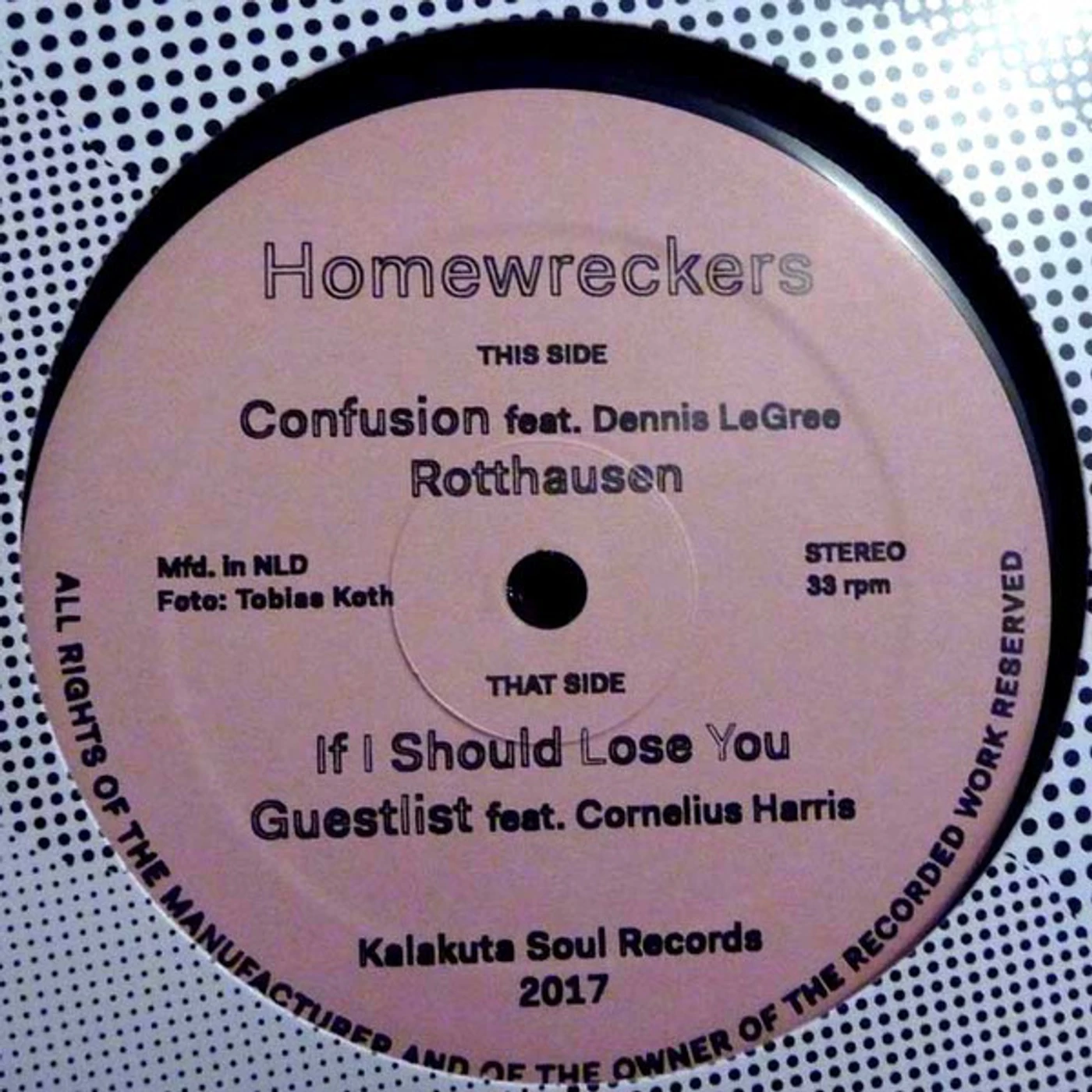Homewreckers CONFUSION Vinyl Record