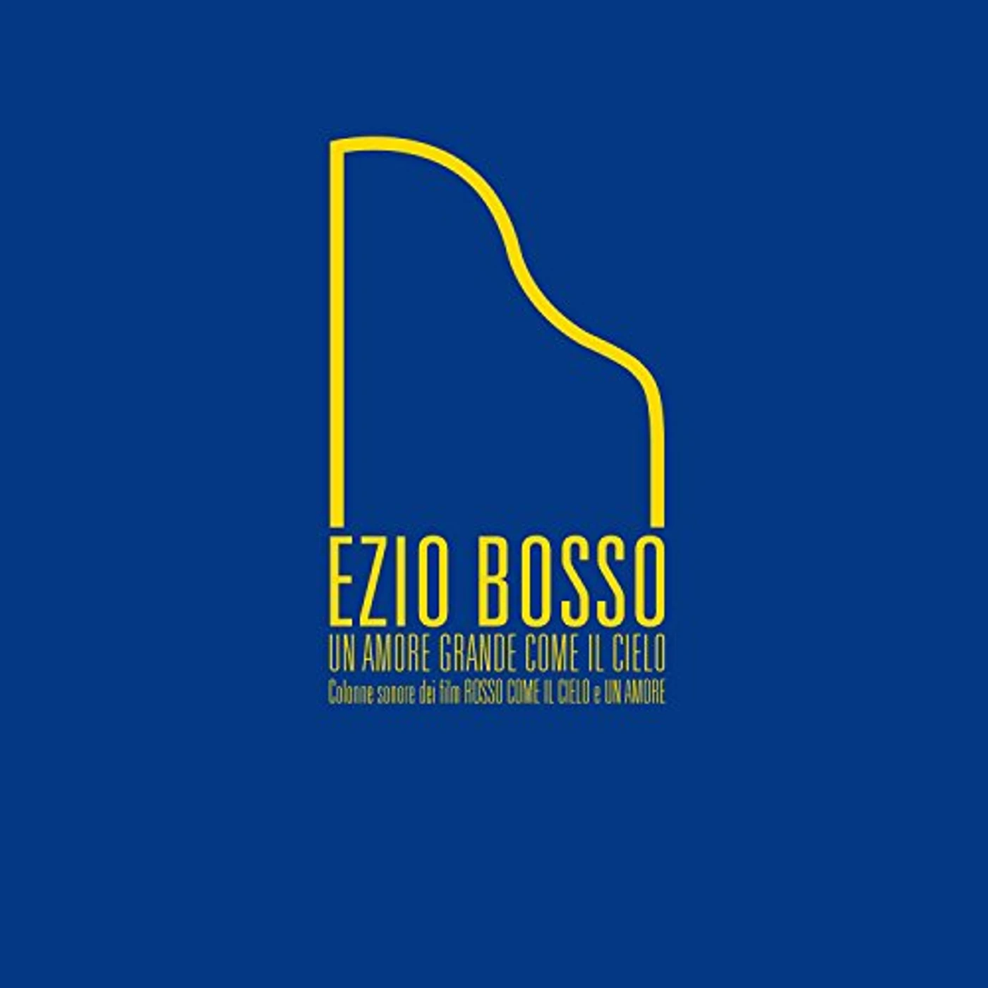 EZIO BOSSO UN AMORE GRANDE COME IL CIELO Vinyl Record