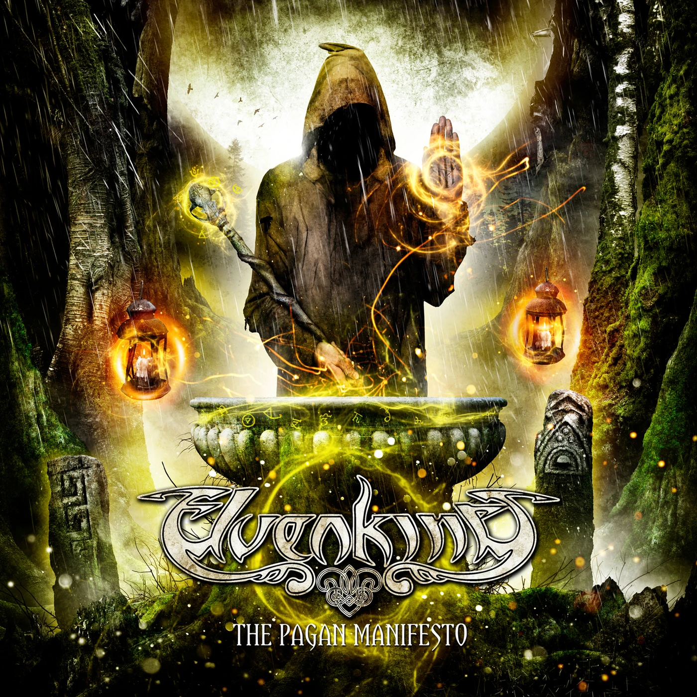 Elvenking THE PAGAN MANIFESTO (WHITE VINYL) Vinyl Record