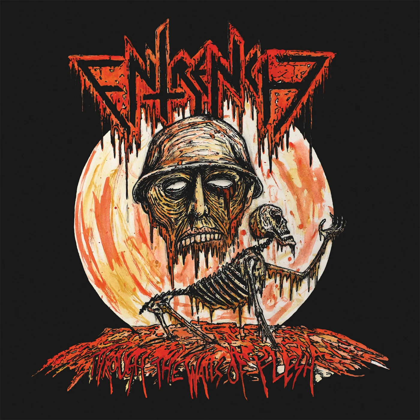 Entrench Through the Walls of Flesh Vinyl Record