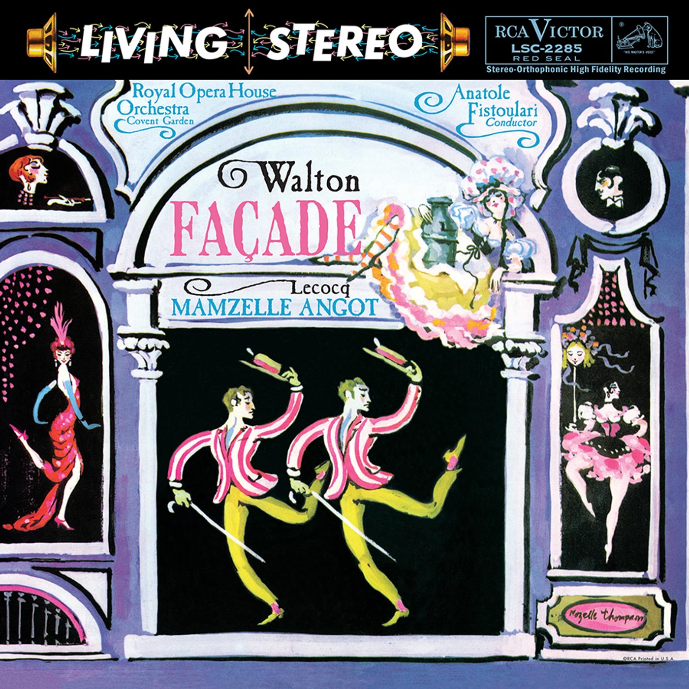 Anatole Fistoulari WALTON: FAGADE / LECOCQ: MAMZELLE ANGOT Vinyl Record