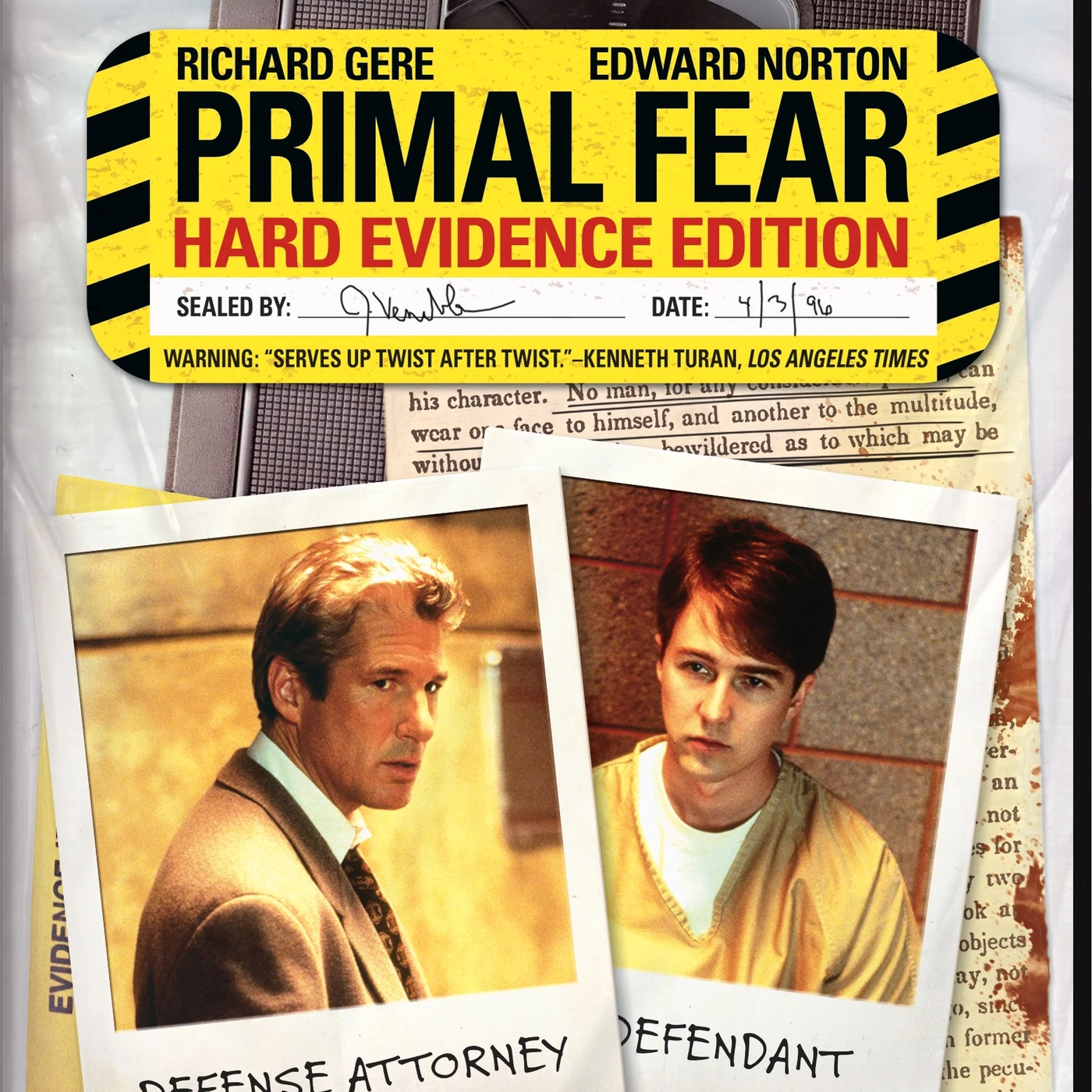 PRIMAL FEAR DVD