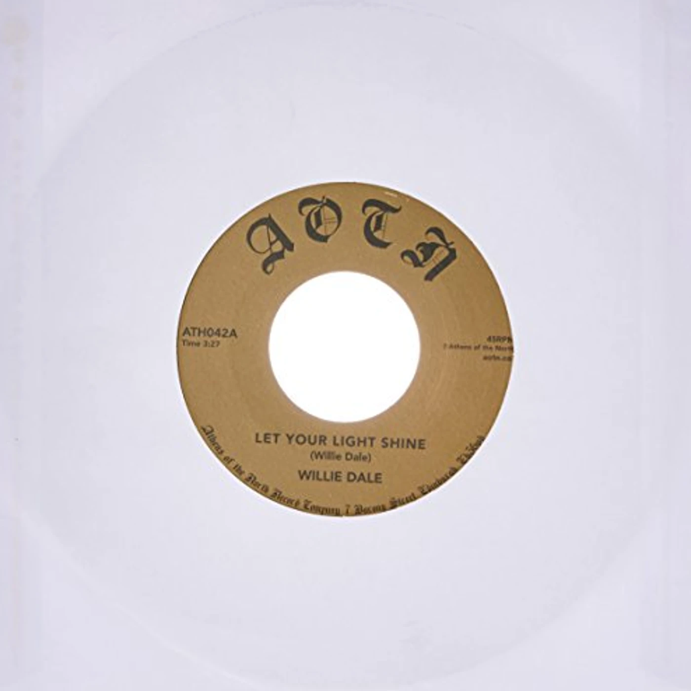 Willie Dale Let Your Light Shine Vinyl Record