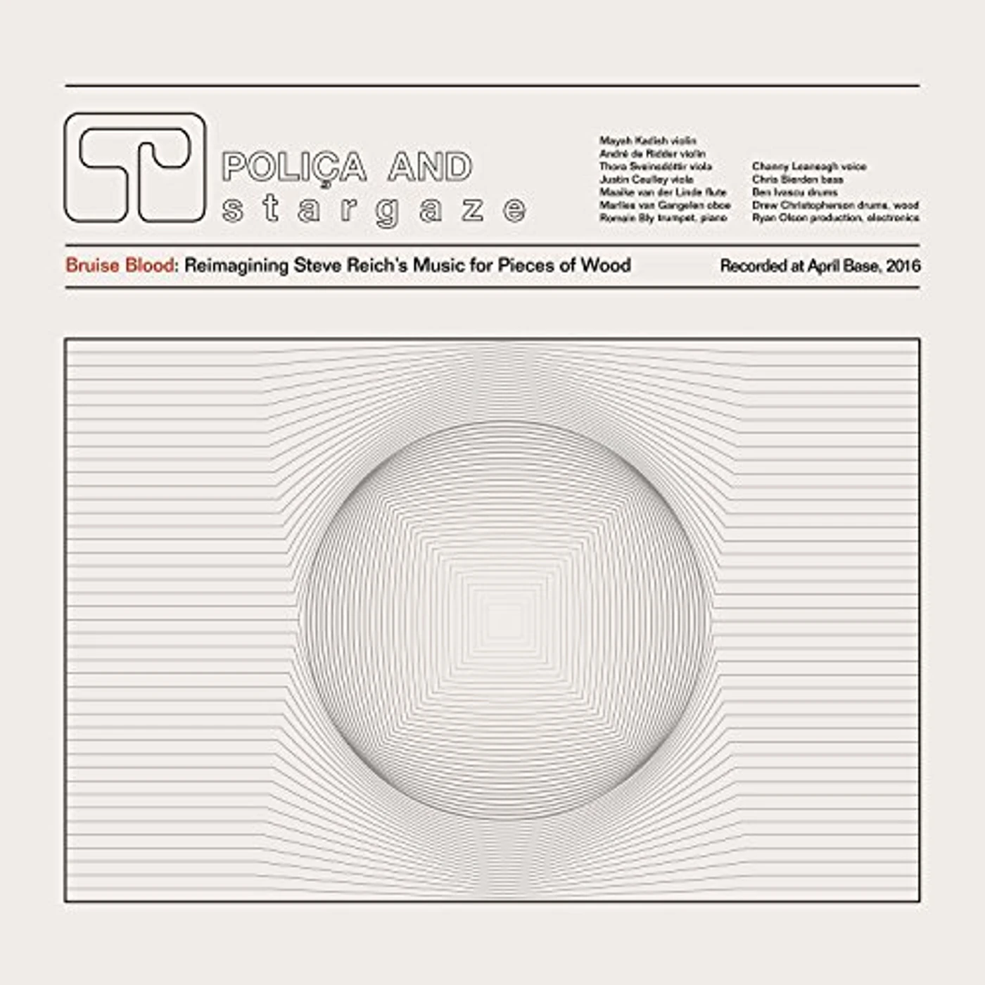 Polica BRUISE BLOOD: REIMAGINING STEVE REICH'S MUSIC FOR Vinyl Record