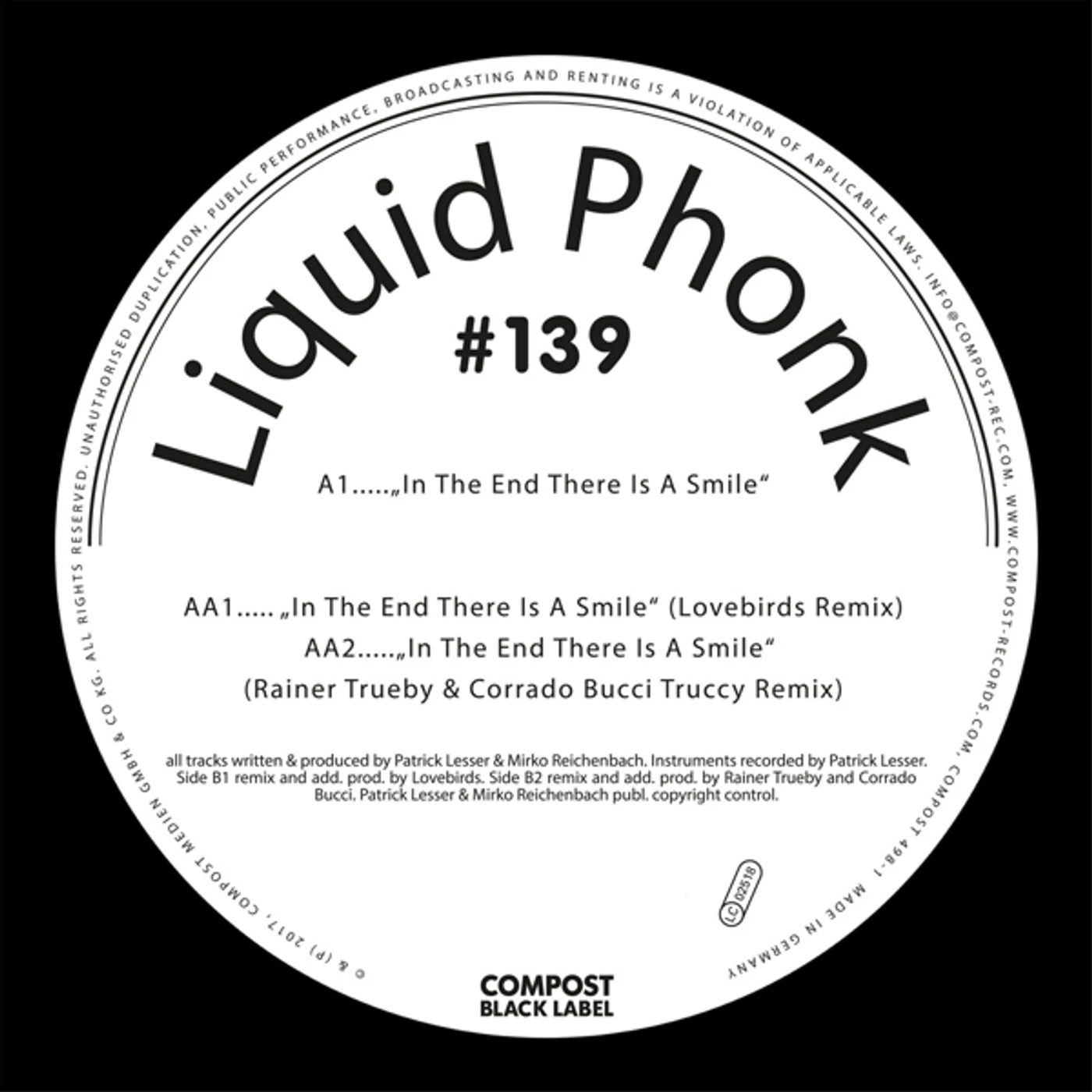 Liquid Phonk IN THE END THERE IS A SMILE Vinyl Record