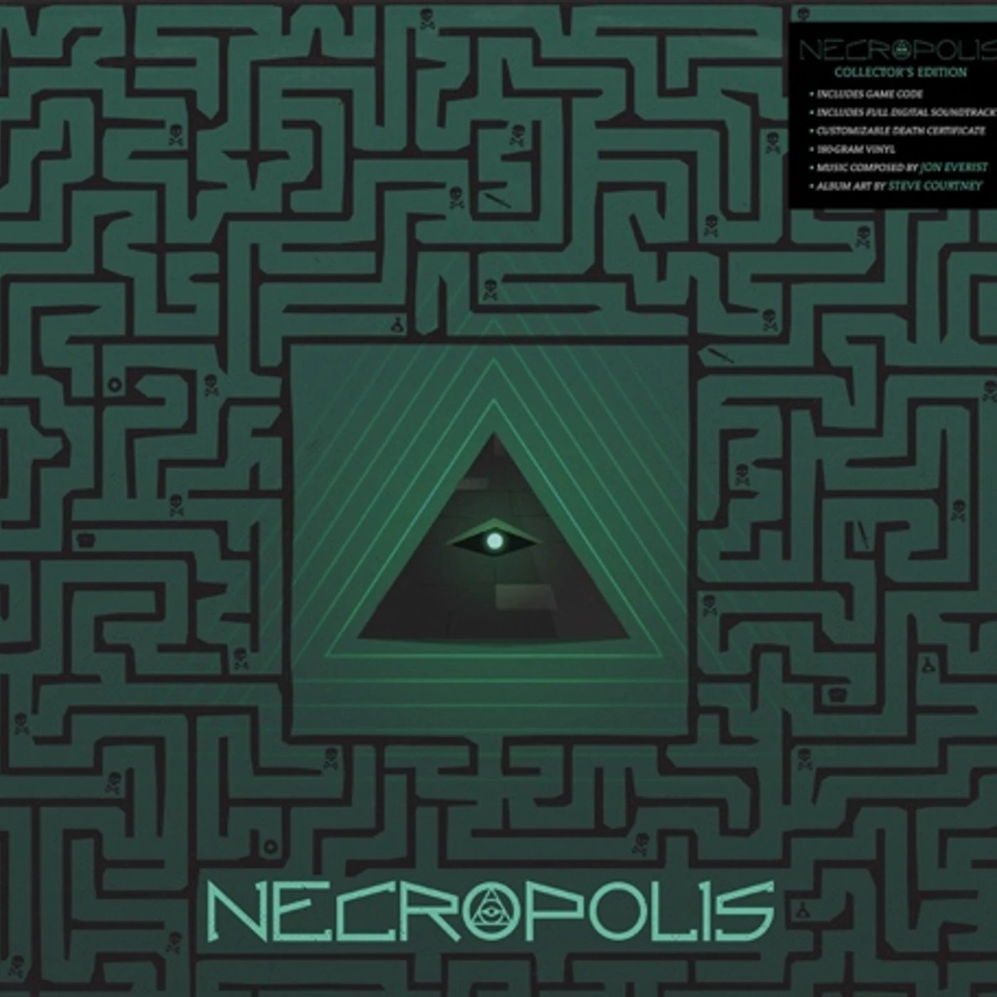 Jon Everist NECROPOLIS / Original Soundtrack Vinyl Record