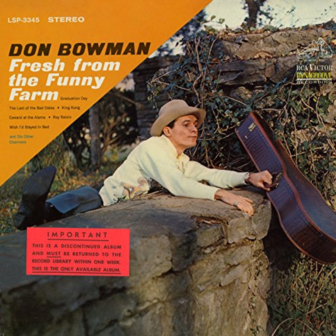 Don Bowman FRESH FROM THE FUNNY FARM CD