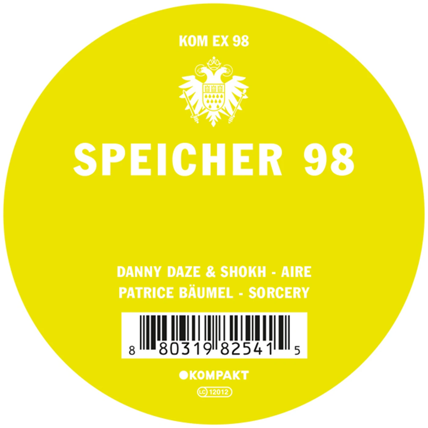 Danny Daze & Shokh / Patrice Baumel SPEICHER 98 Vinyl Record
