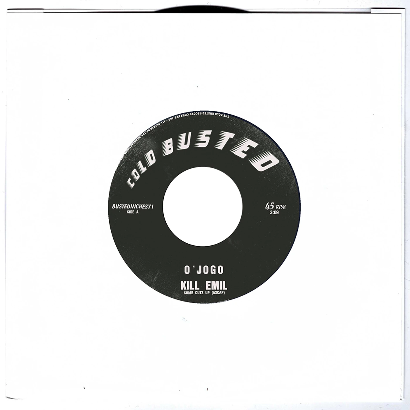 Kill Emil O'JOGO / TAMBO Vinyl Record