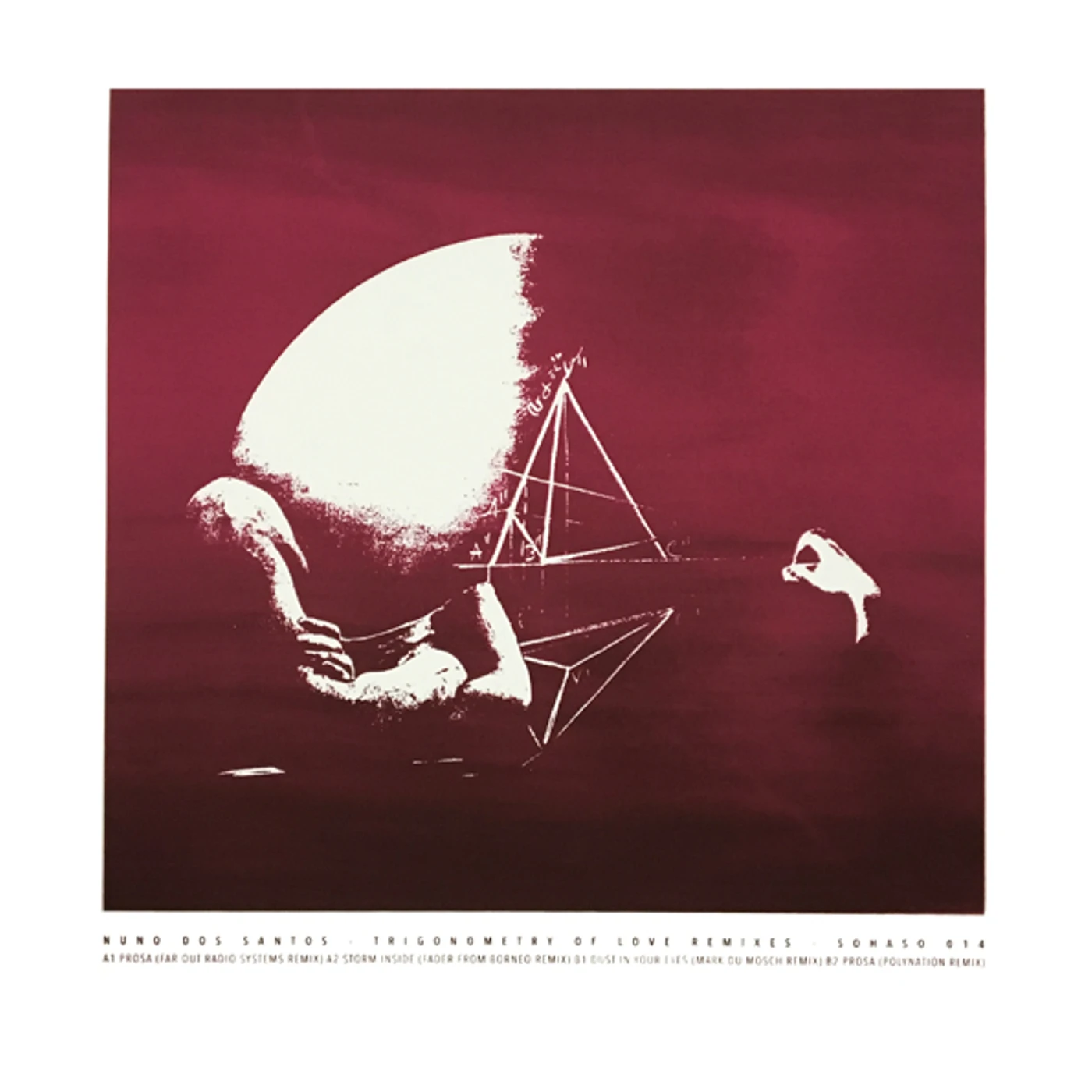 Nuno Dos Santos TRIGONOMETRY OF LOVE REMIX Vinyl Record