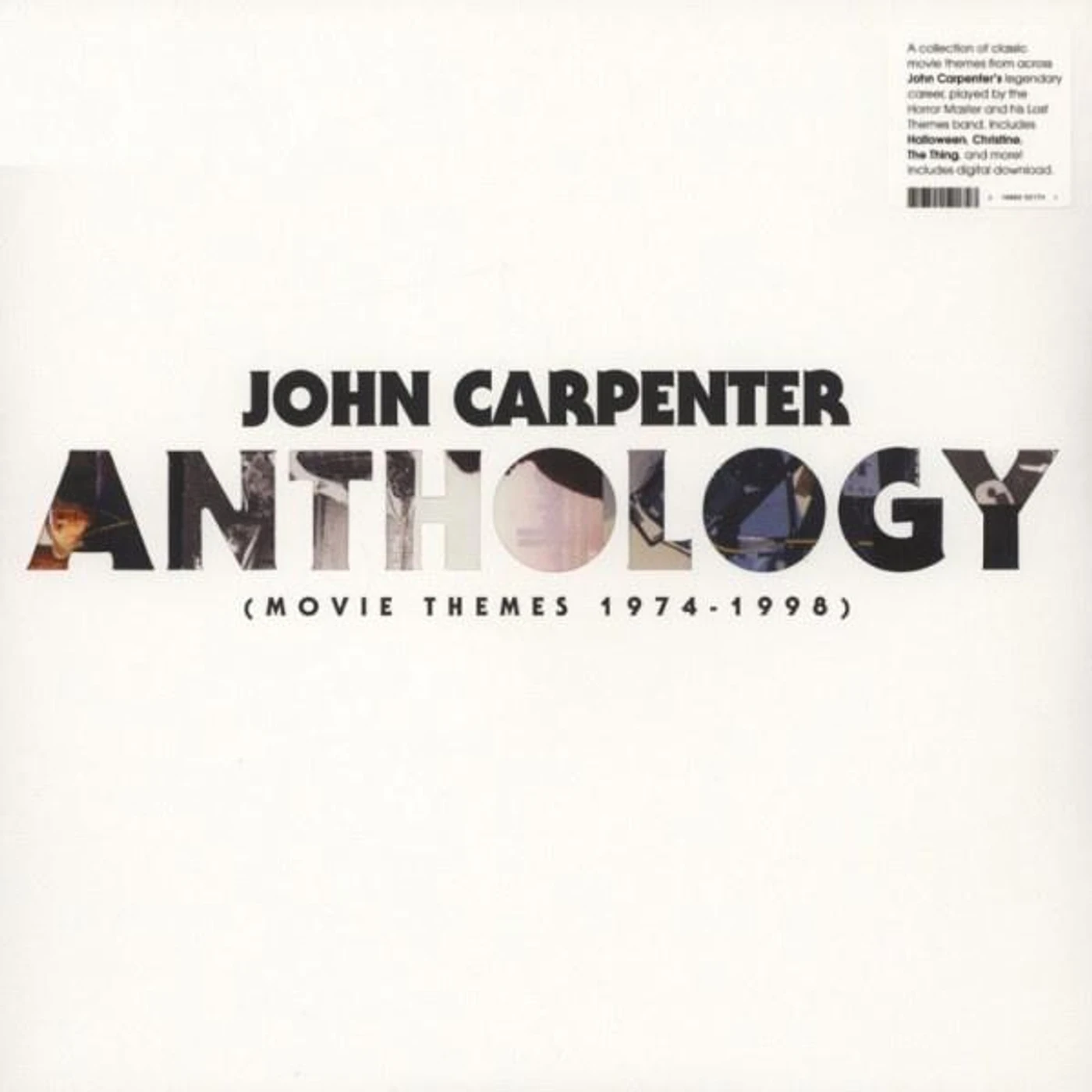 John Carpenter ANTHOLOGY: MOVIE THEMES 1974-1998 Vinyl Record