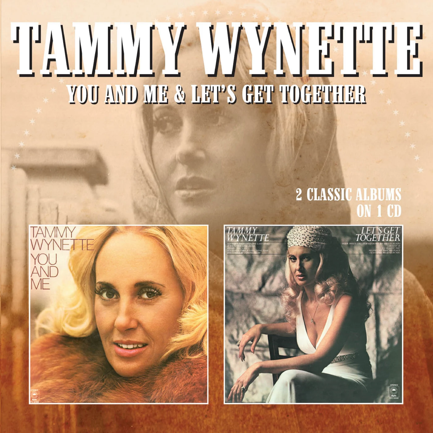 Tammy Wynette YOU AND ME / LET'S GET TOGETHER CD