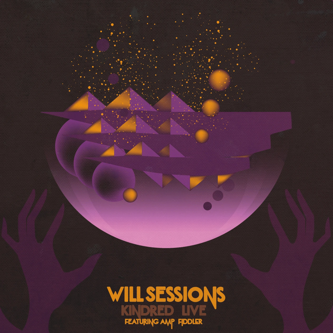 Will Sessions KINDRED LIVE (GOLD VINYL) Vinyl Record