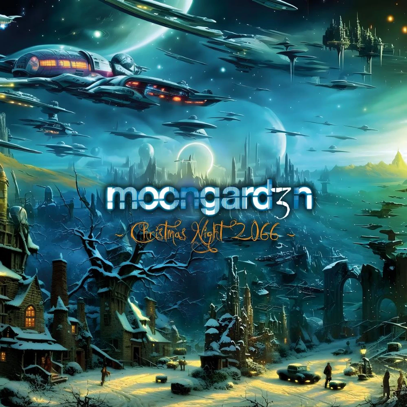 Moongarden CHRISTMAS NIGHT 2066 Vinyl Record