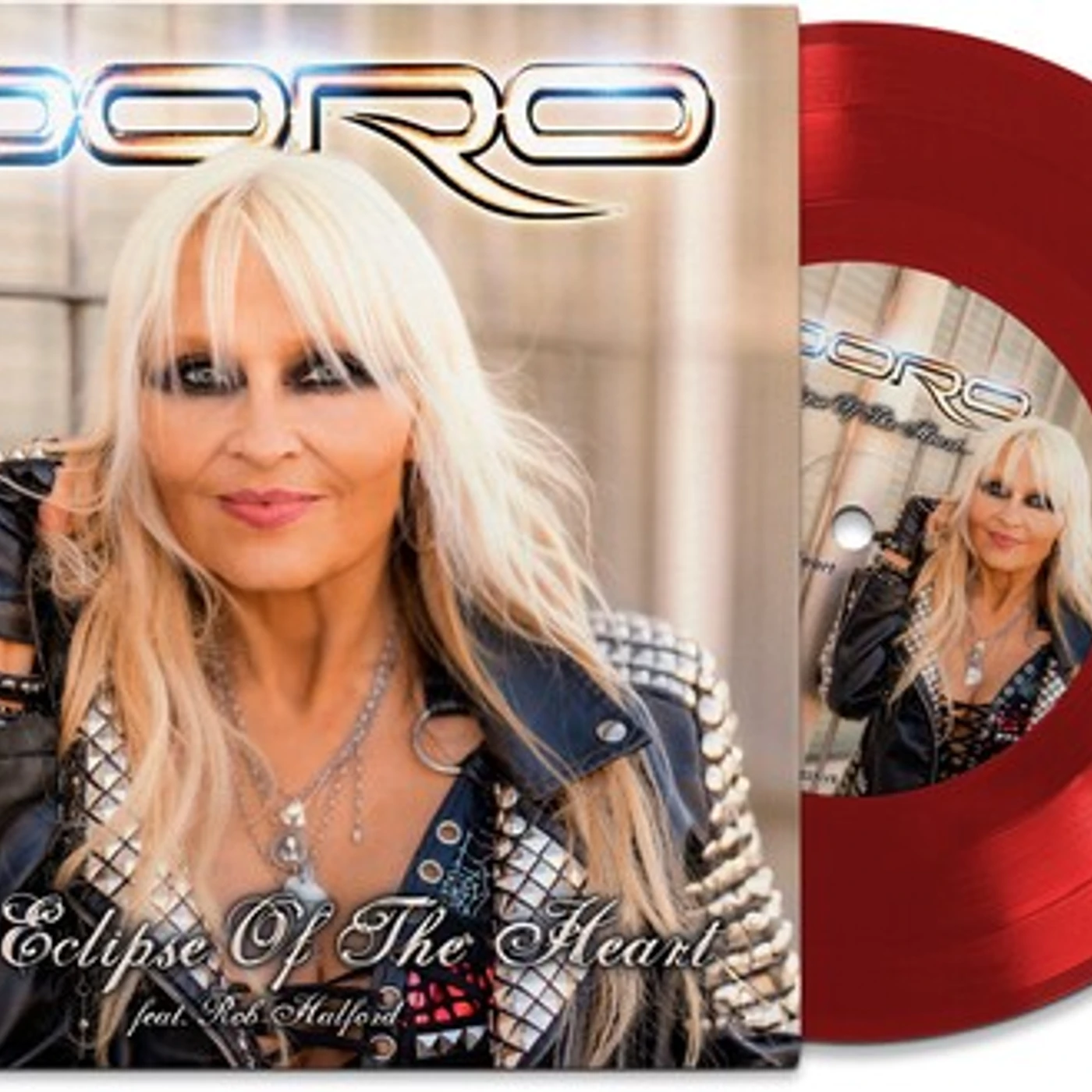 Doro TOTAL ECLIPSE OF THE HEART - RED Vinyl Record