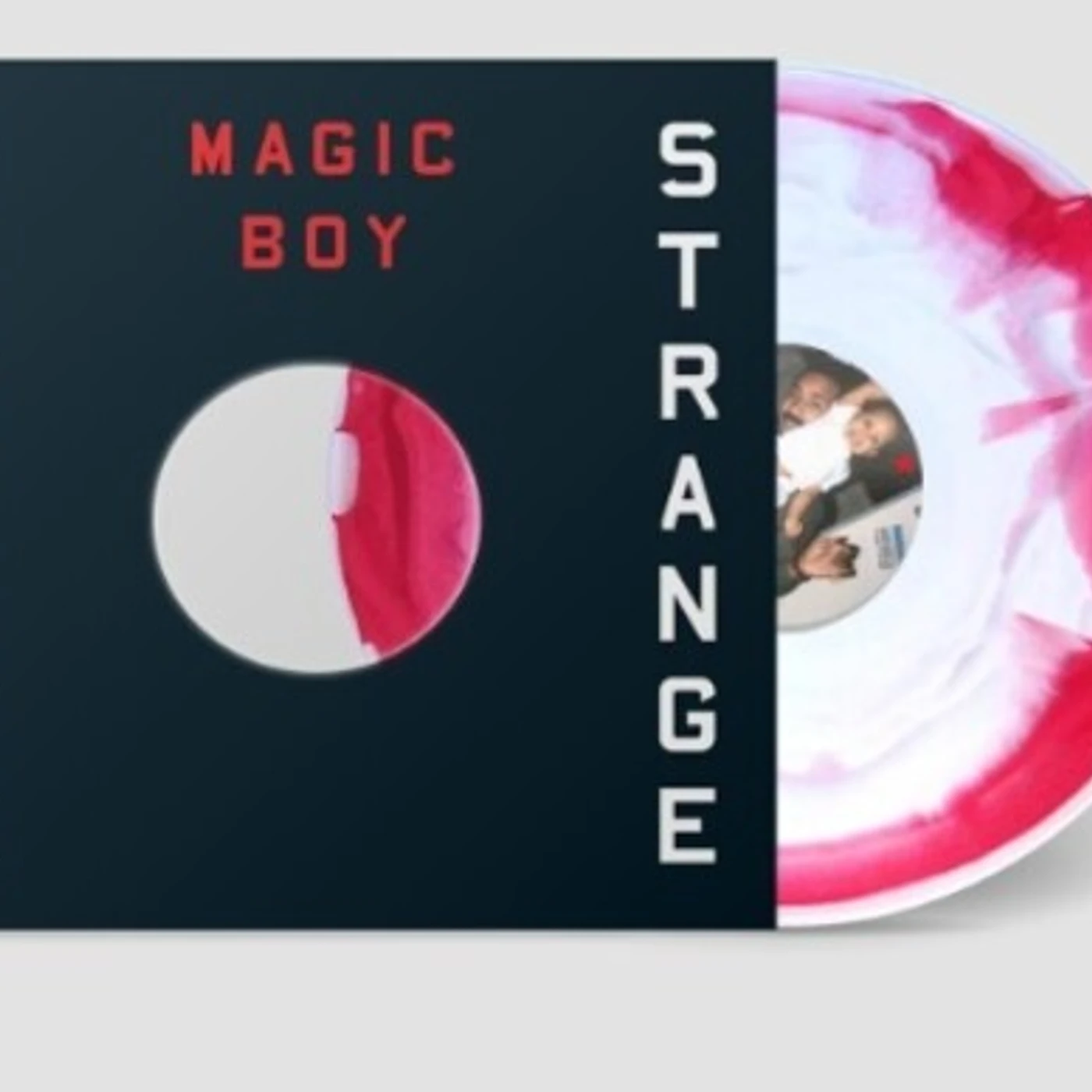 Bartees Strange Magic Boy (Red & White Swirl) Vinyl Record