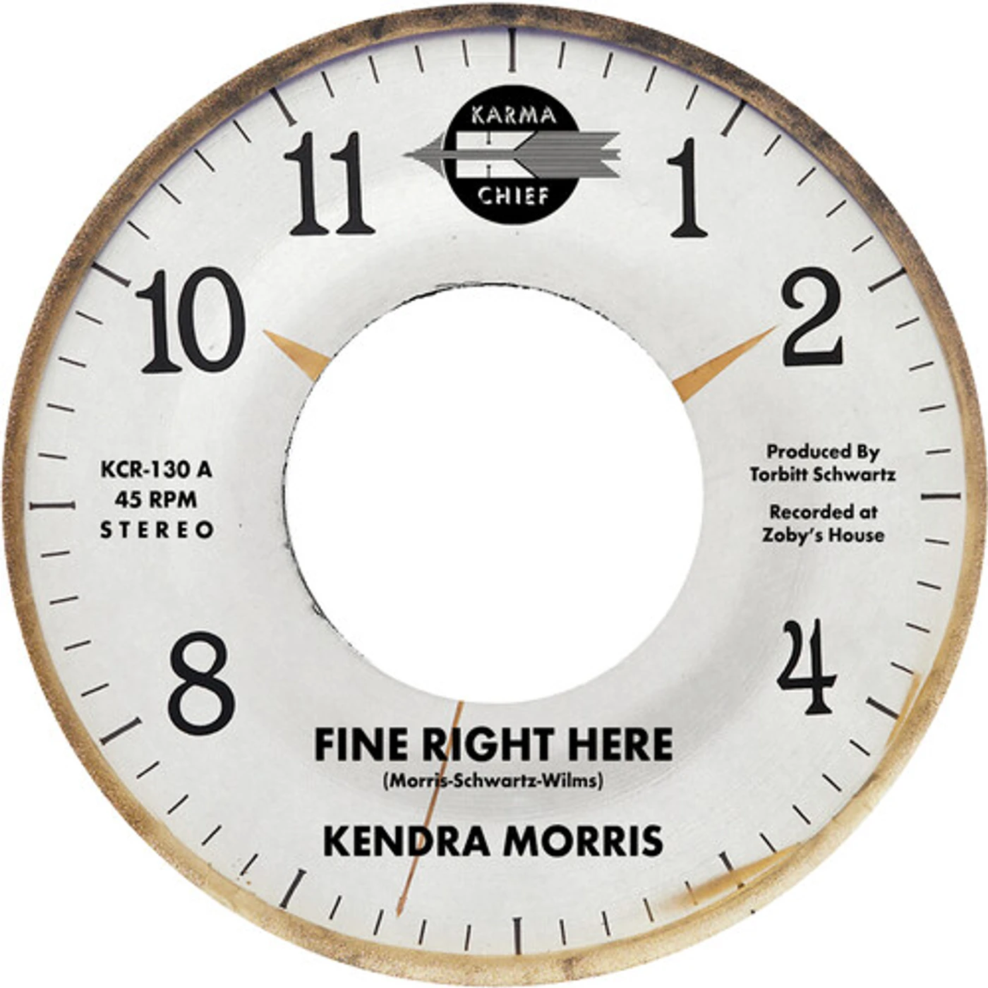 Kendra Morris FINE RIGHT HERE / BIRTHDAY SONG Vinyl Record
