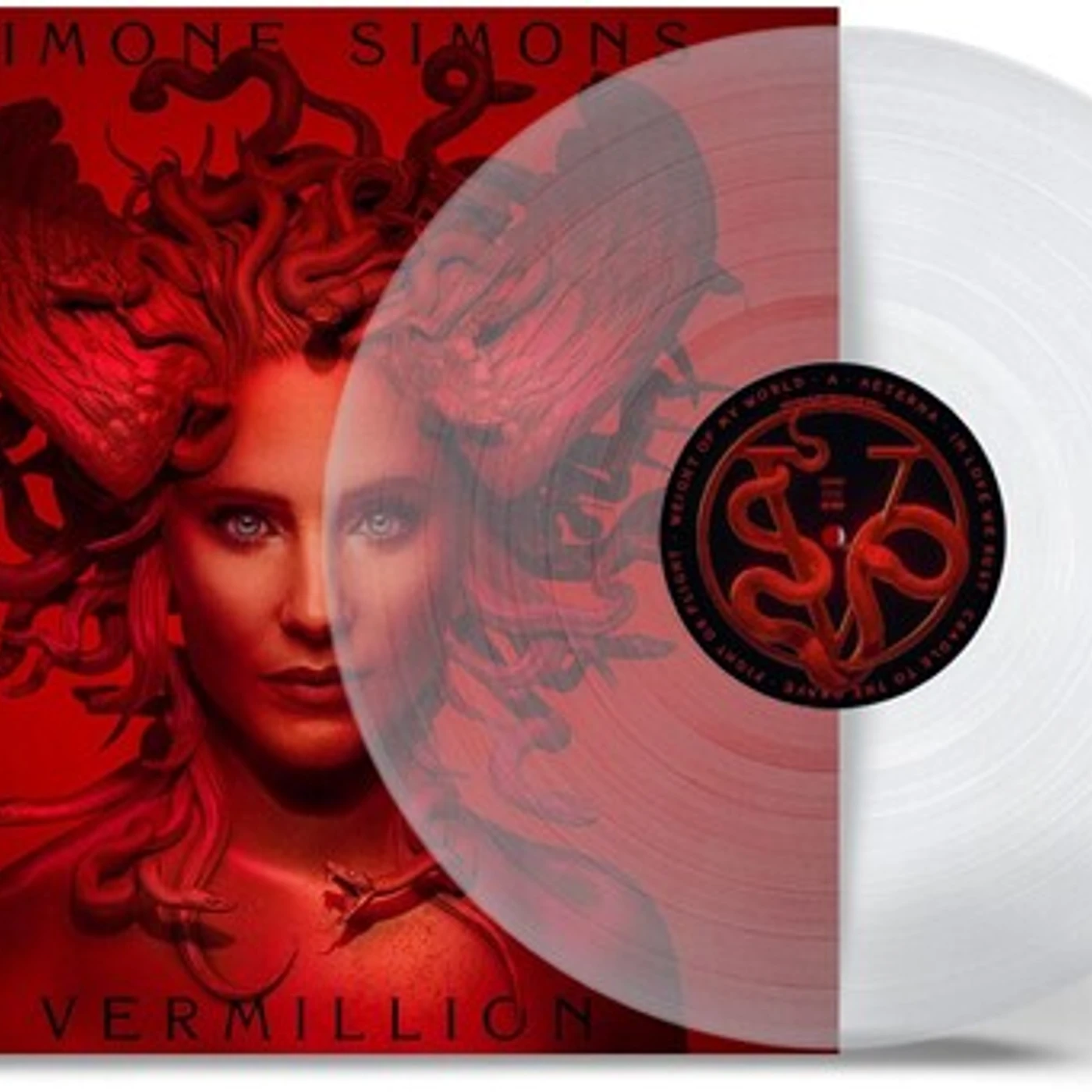 Simone Simons VERMILLION - CLEAR Vinyl Record