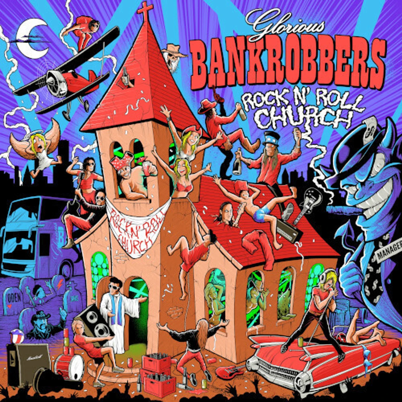 Glorious Bankrobbers ROCK N ROLL CHURCH CD