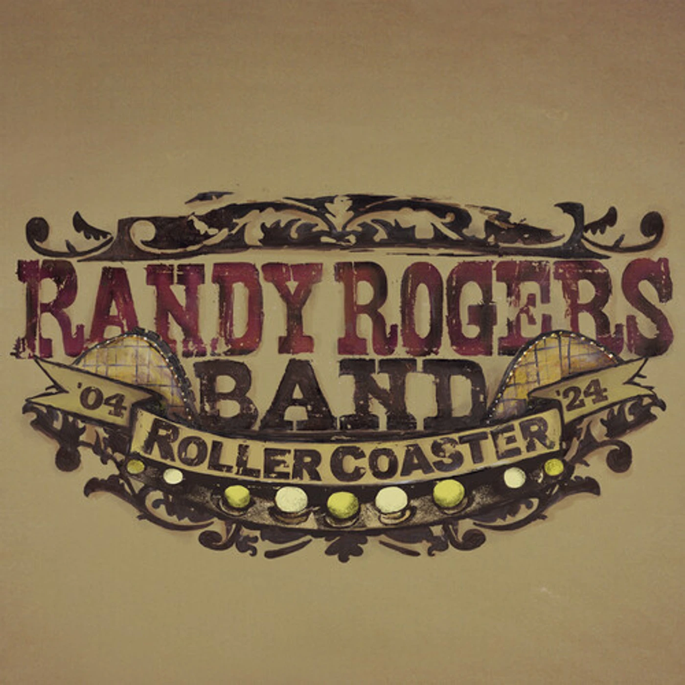 Randy Rogers Band Rollercoaster (Limited Edition, Red Smoke) Vinyl Record