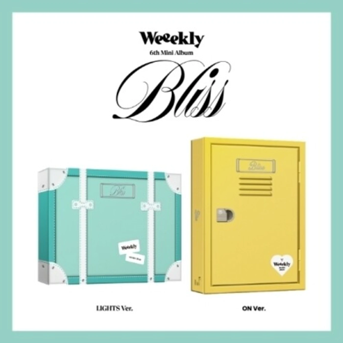 Weeekly BLISS - RANDOM COVER CD