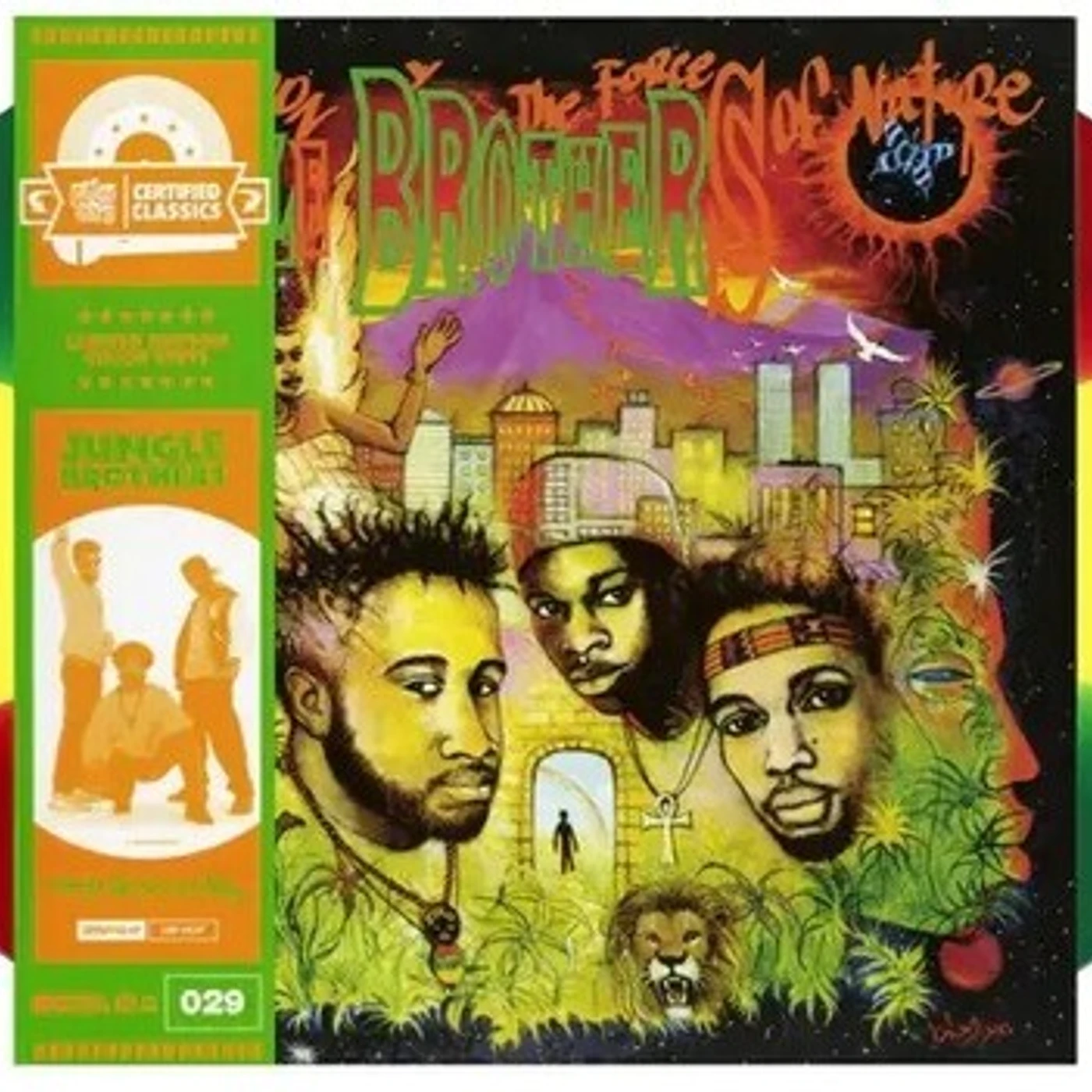 Jungle Brothers DONE BY THE FORCES OF NATURE Vinyl Record