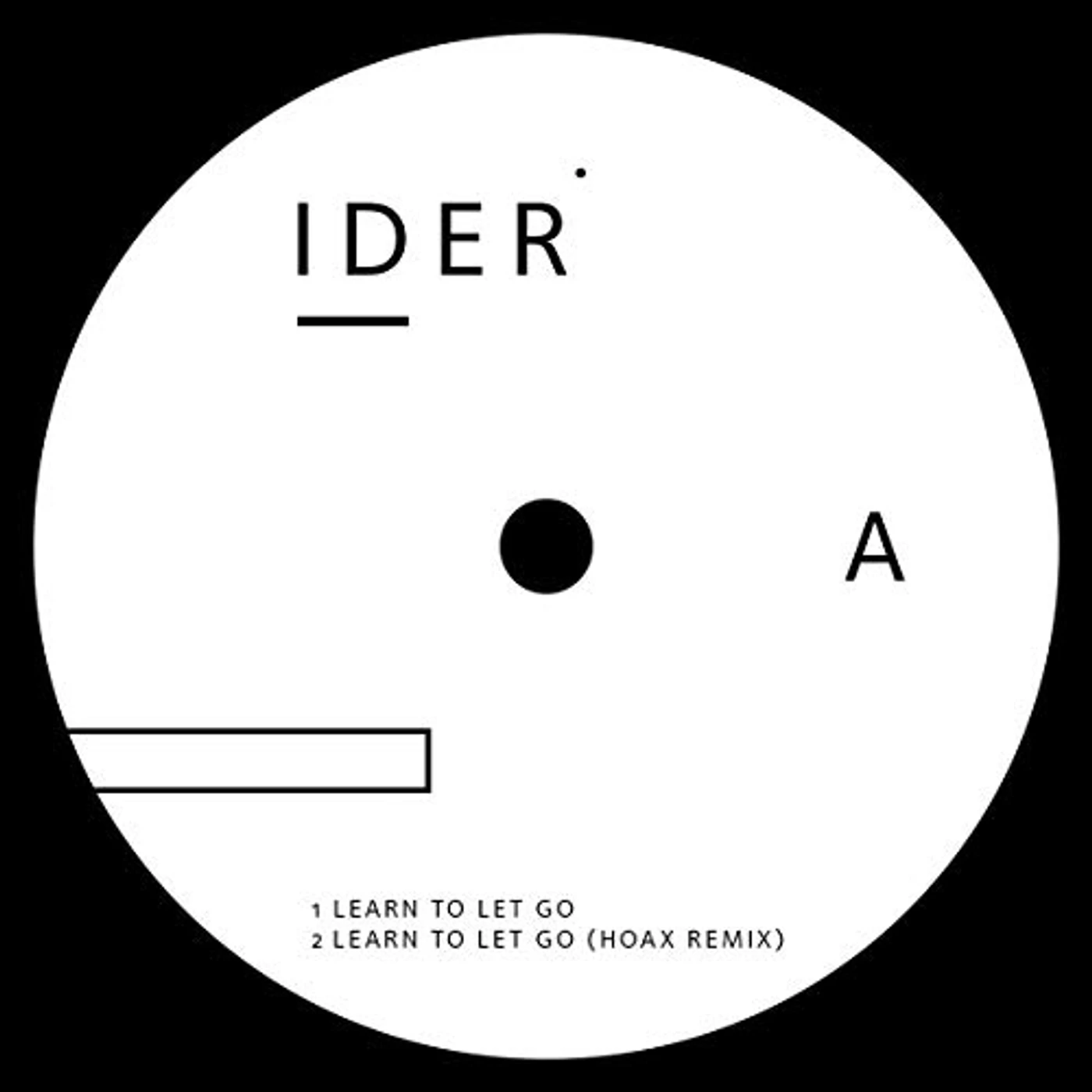 IDER Learn To Let Go (7in) Vinyl Record