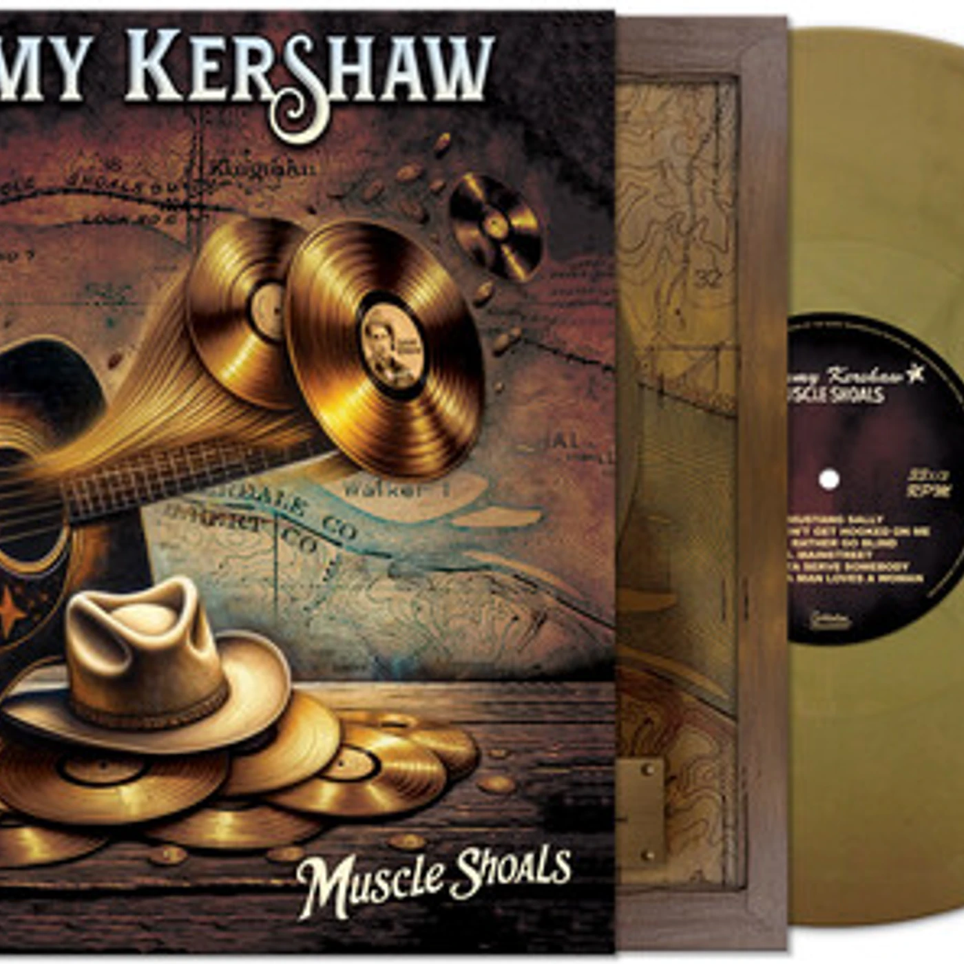 Sammy Kershaw Muscle Shoals (Gold) Vinyl Record