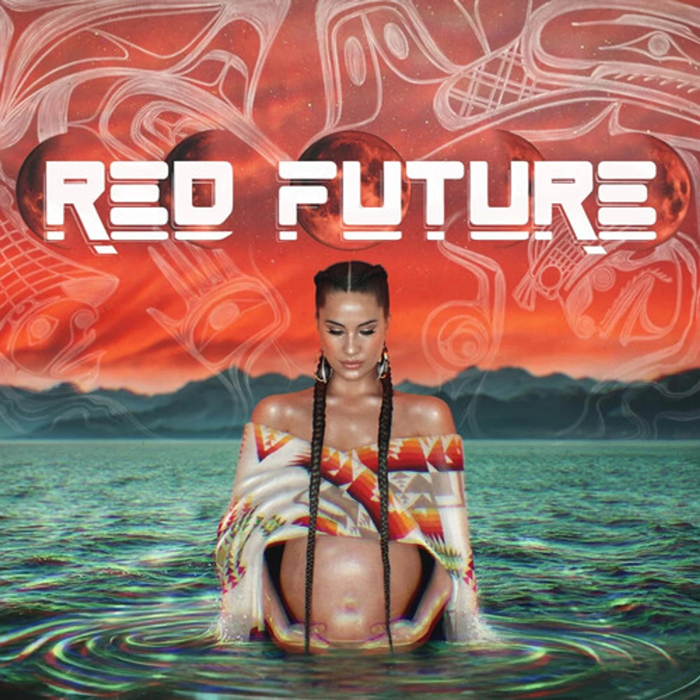Snotty Nose Rez Kids Red Future (Limited Translucent Turquoise) Vinyl Record